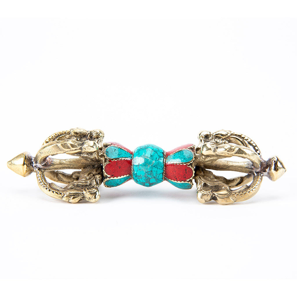 Turquoise & Brass Tibetan Vajra、mySite、topwebapps