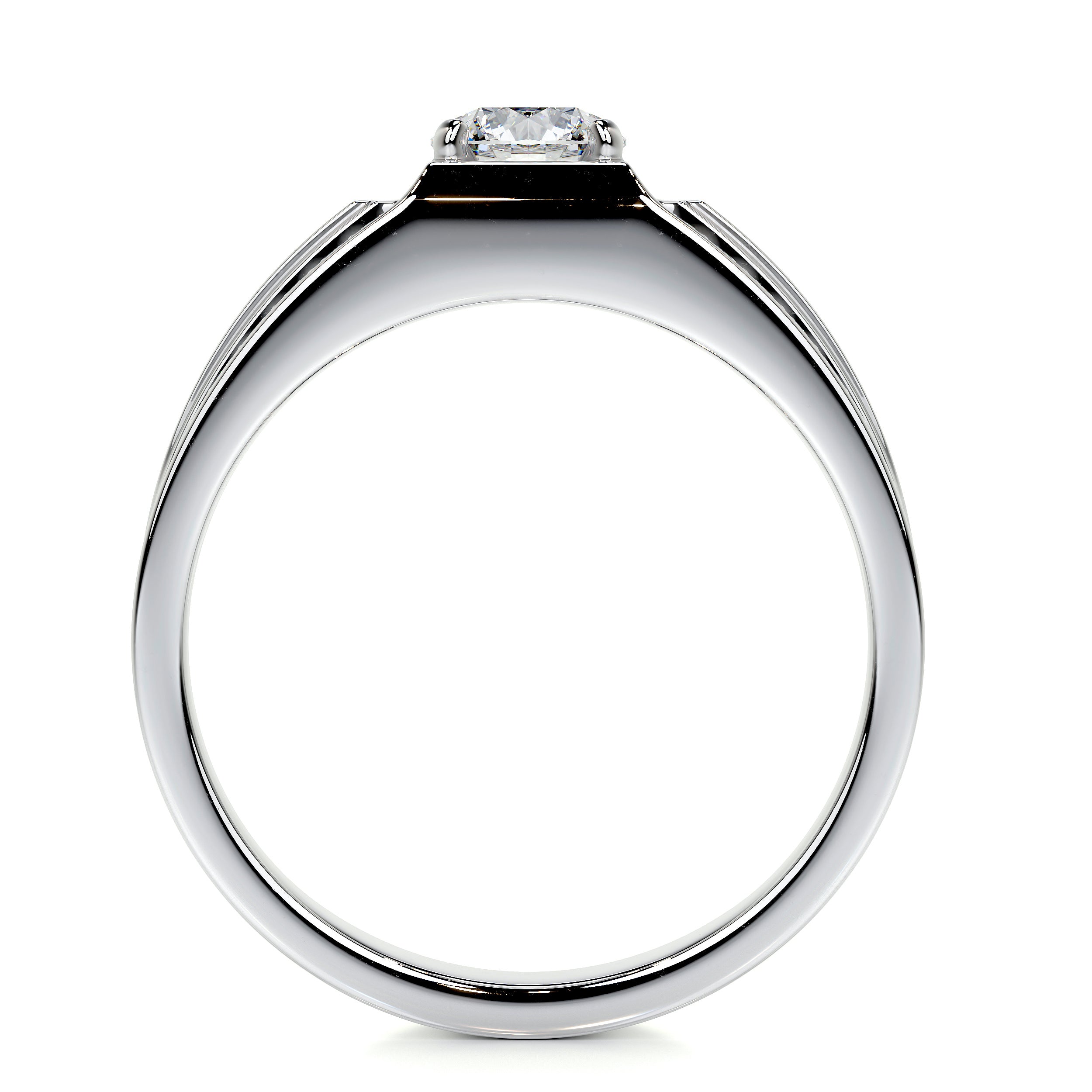 Raquel Lab Grown Diamond Wedding Band (1.25 Carat) -14K White Gold、mySite、hinf8tx79