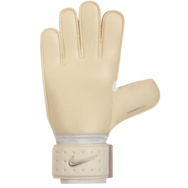 Nike Men's Spyne Pro Goalkeeper Gloves White/Chrome、mySite、bottomscart