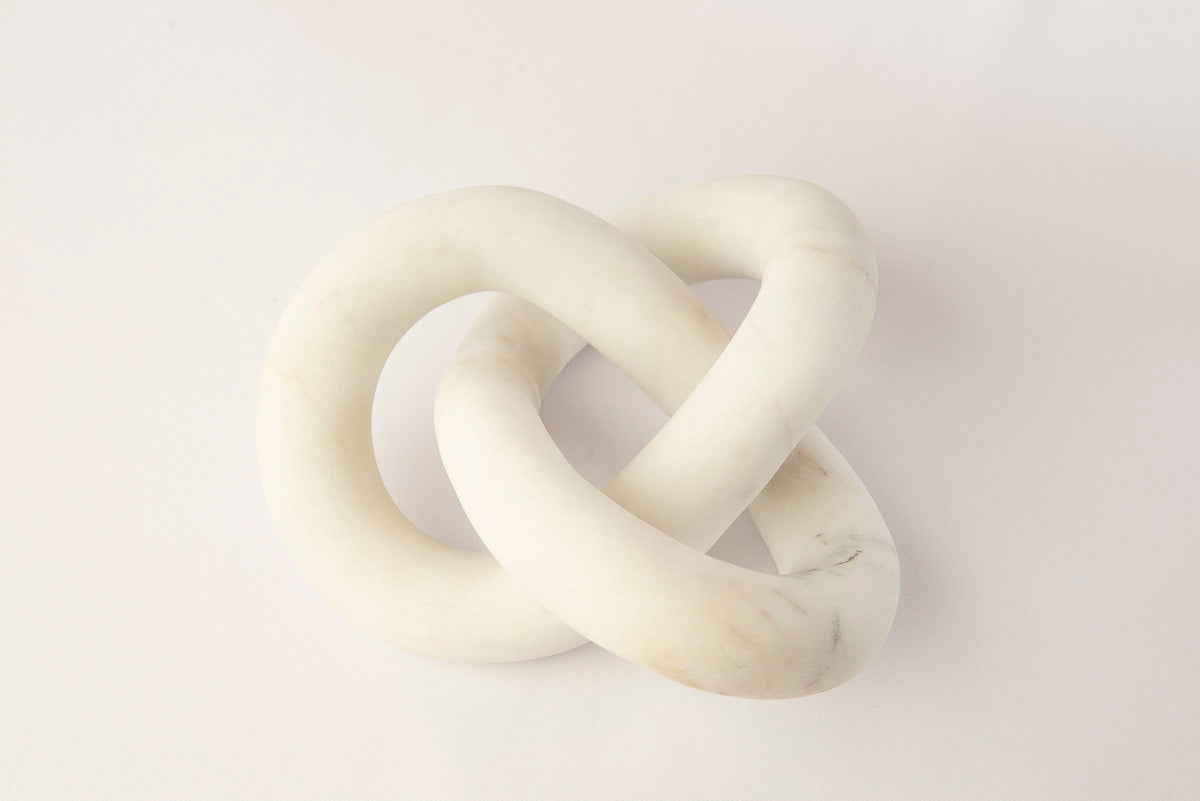 Endless Knot - White Marble (22cm)、mySite、topwebapps