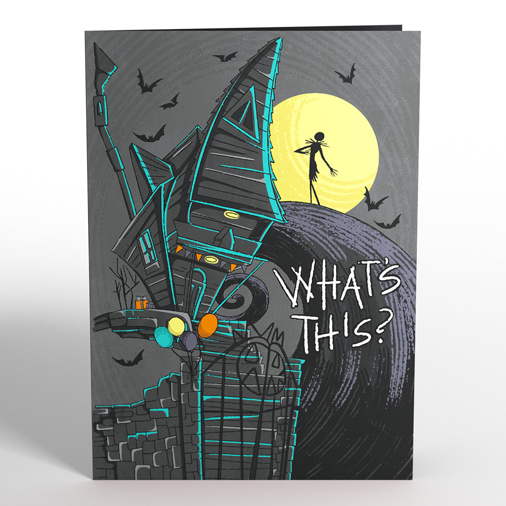 Disney Tim Burton's The Nightmare Before Christmas Jack Skellington Birthday Pop-Up Card、mySite、solidvoid