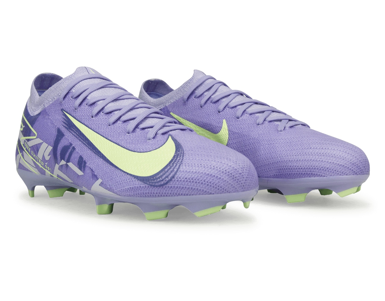 Nike Kids United Mercurial Vapor 16 Pro FG Purple Agate/Barely Volt、mySite、noshort