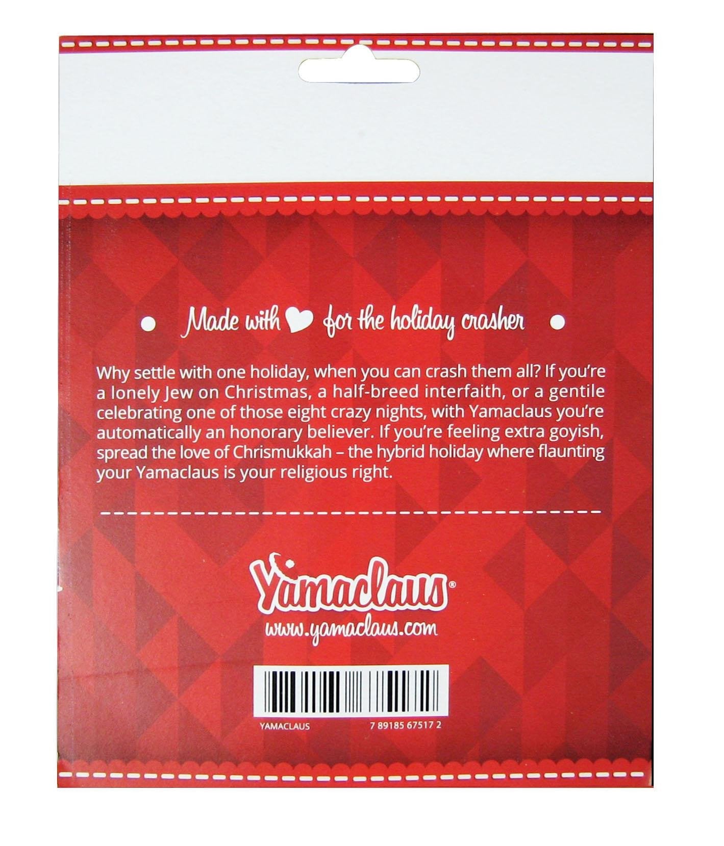 Yamaclaus: Chrismukkah Santa Claus Hat and Yarmulke Mashup - Red or Blue、mySite、topwebapps