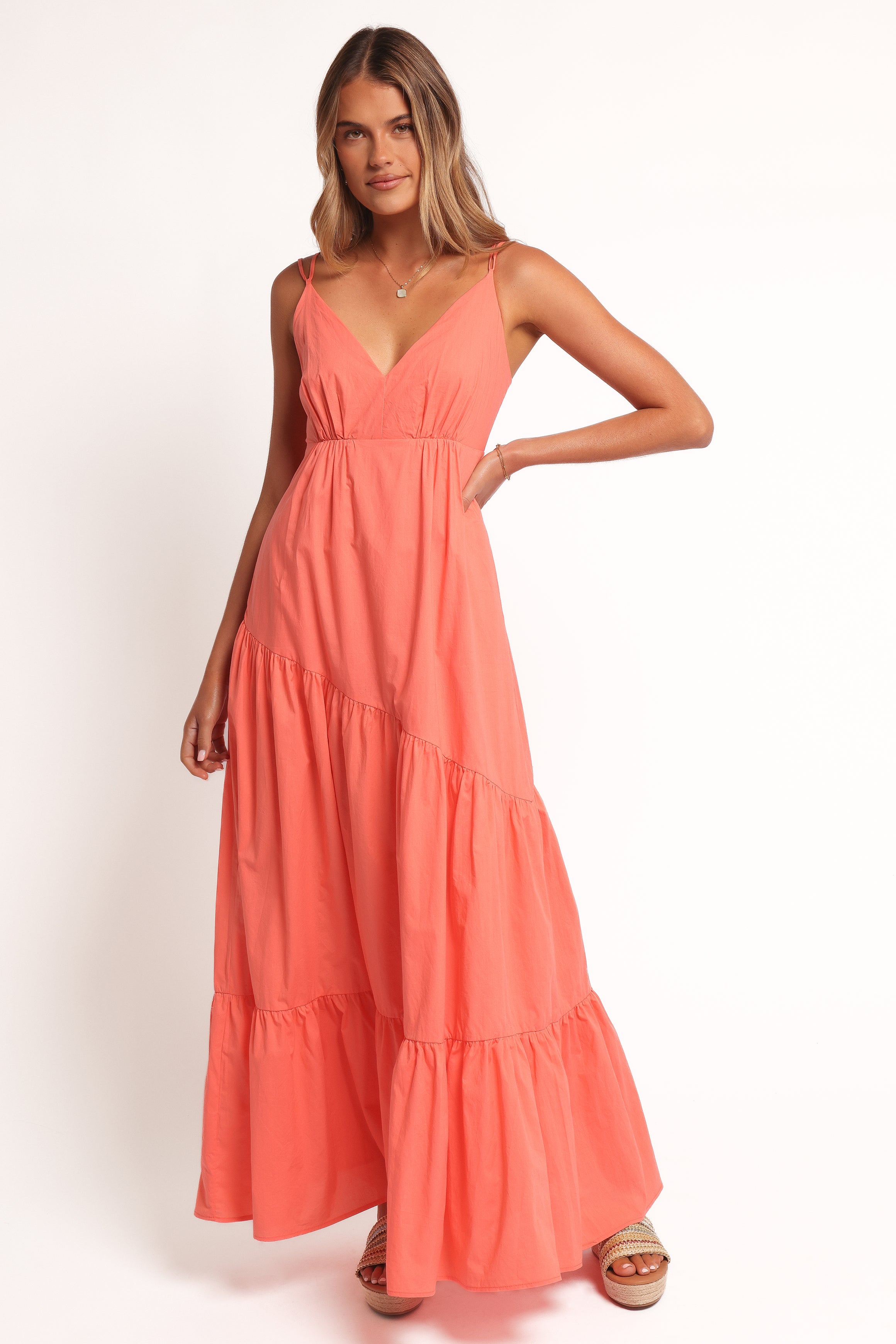 Forbes Maxi Dress - Coral、mySite、sugarbowlscore