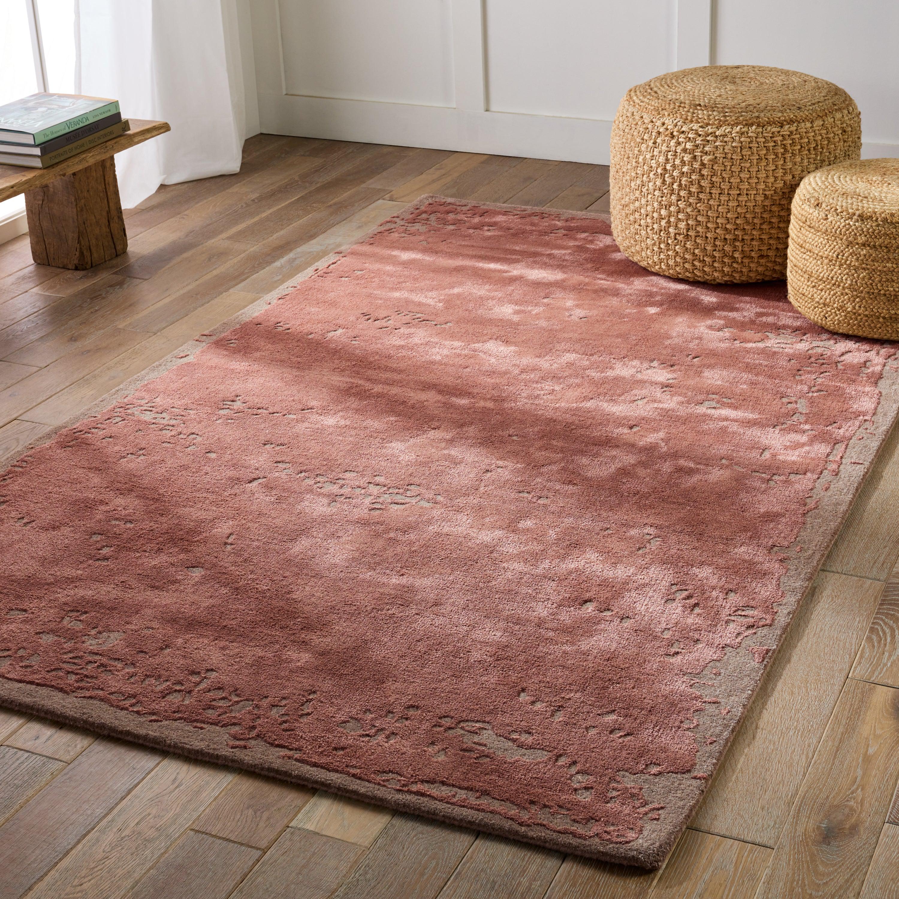 Avenue Handmade Abstract Terracotta Taupe Area Rug、mySite、gigharbornorthrealestate