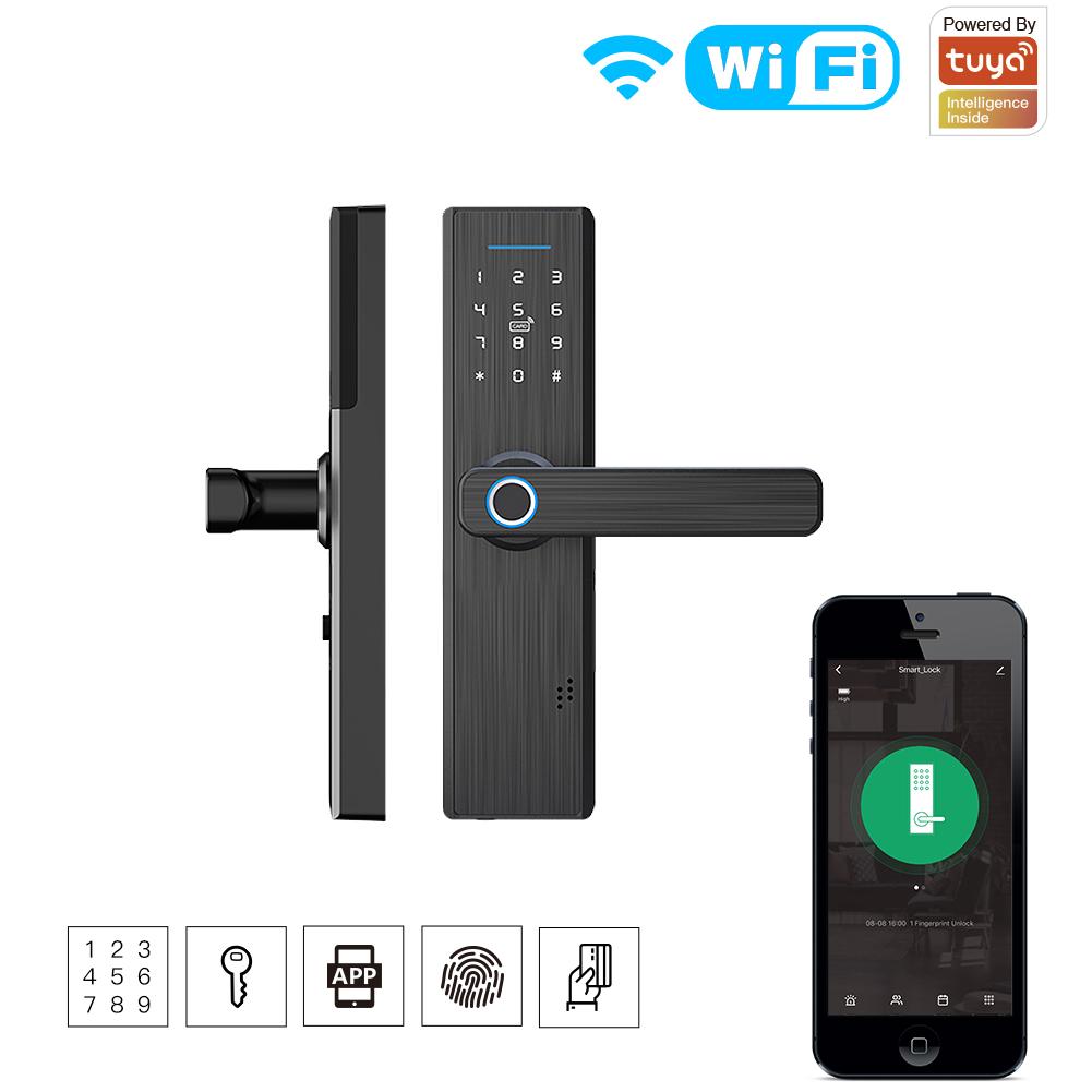 WiFi Security Intelligent Multiple Unlocking Fingerprint Smart Lock、mySite、fannypackpong