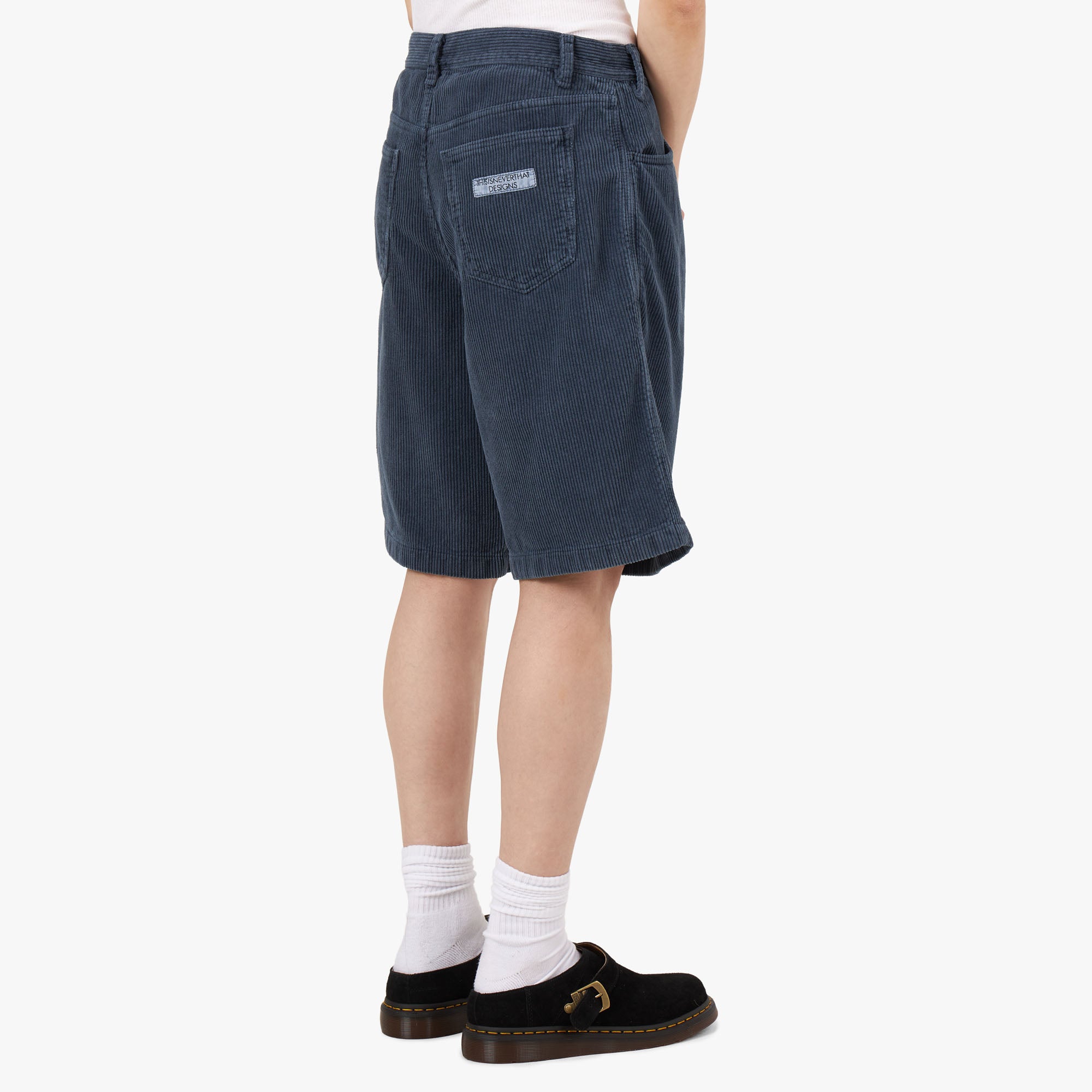  thisisneverthat Overdyed Corduroy Shorts / Off White、mySite、merchandisen