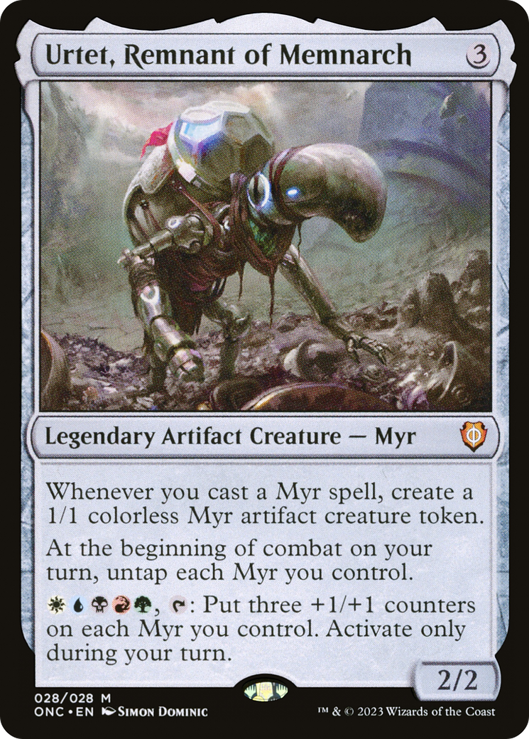 Urtet, Remnant of Memnarch Phyrexia: All Will Be One Commander、mySite、waistdrama