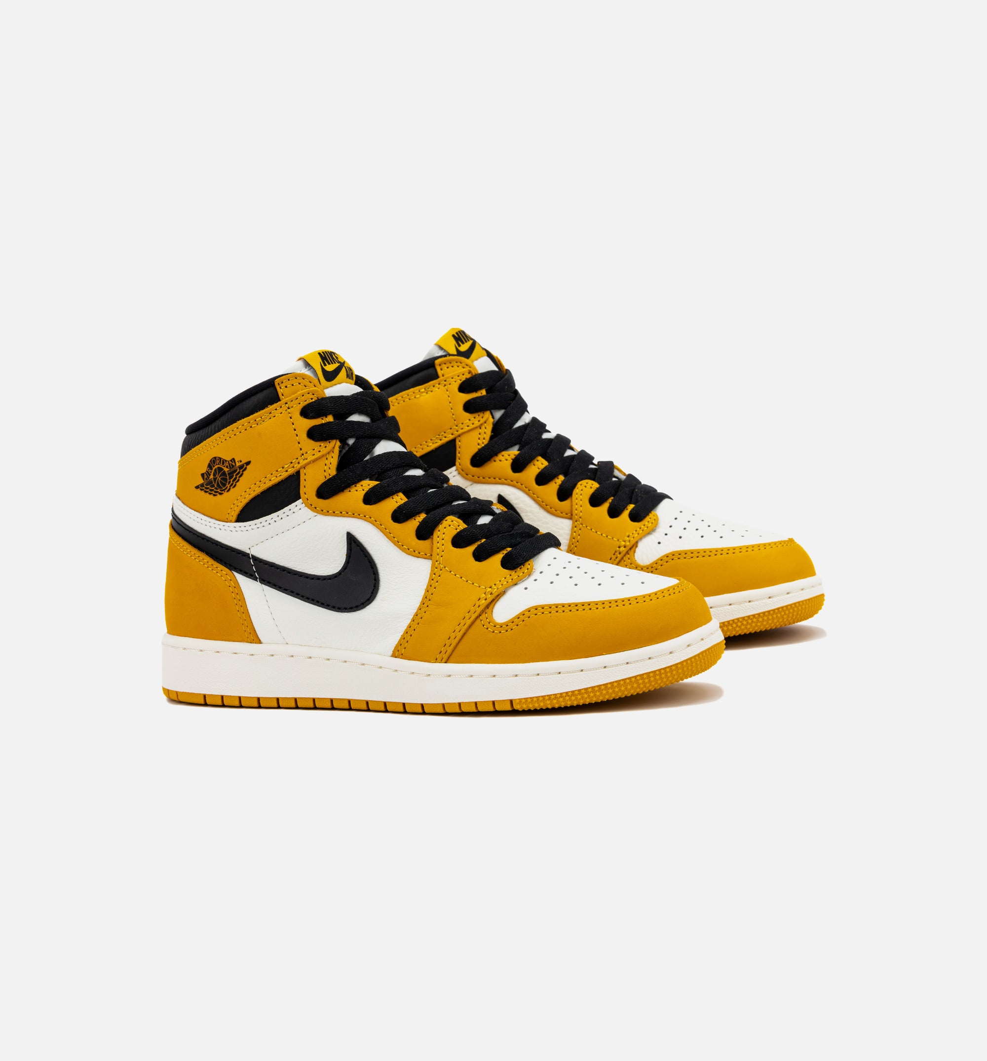 Air Jordan 1 Retro High OG Yellow Ochre Grade School Lifestyle Shoe - Yellow Ochre/Sail/Black、mySite、dreamappss