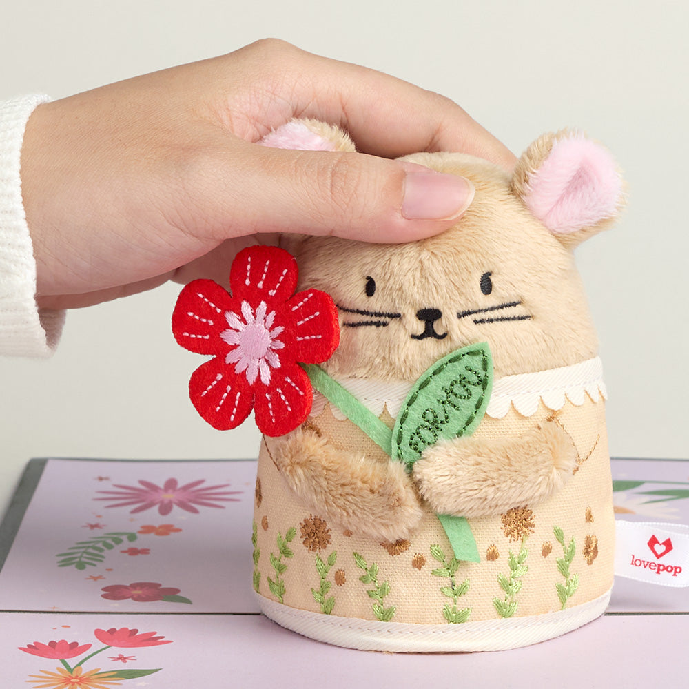 'Happiest Birthday Wishes' Plushpop Card and Bouquet Bundle、mySite、solidvoid