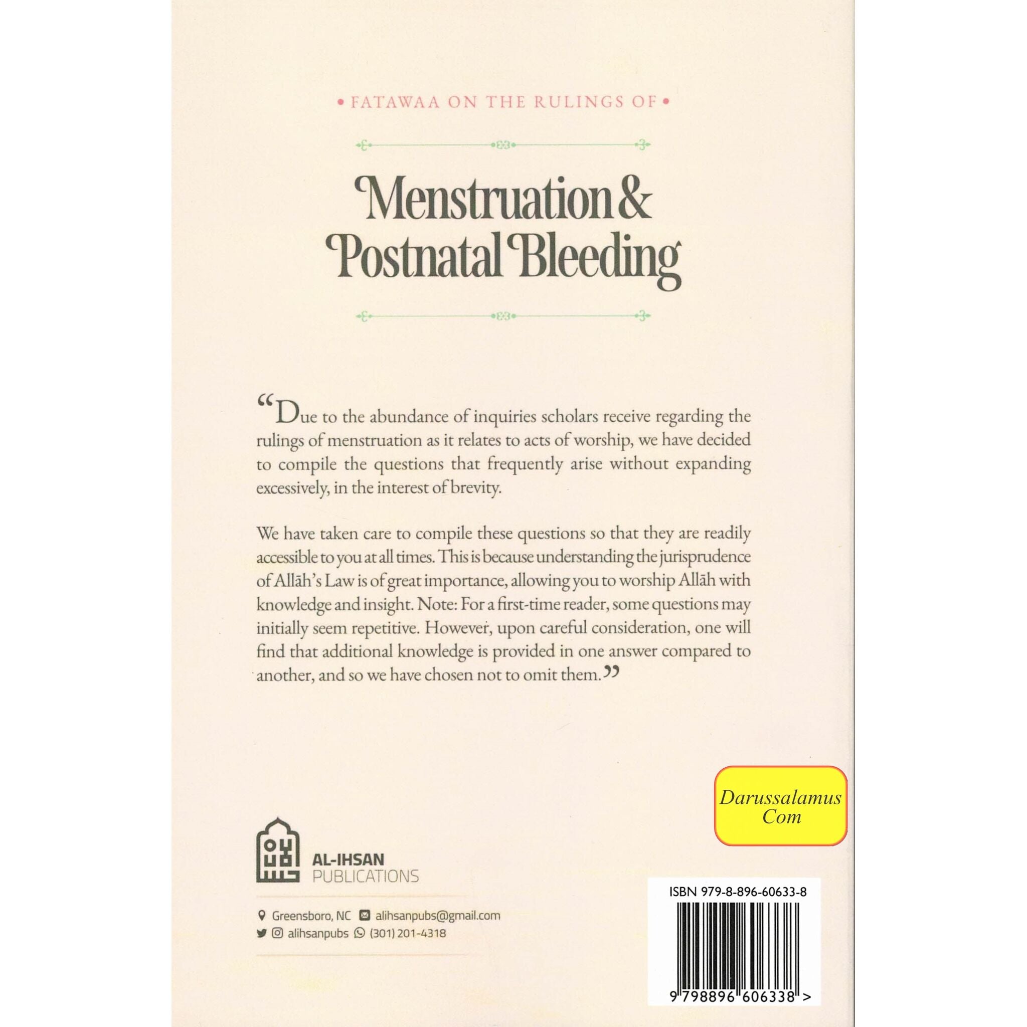 Fatawaa on the rulings of Menstruation & Postnatal Bleeding、mySite、topwebapps