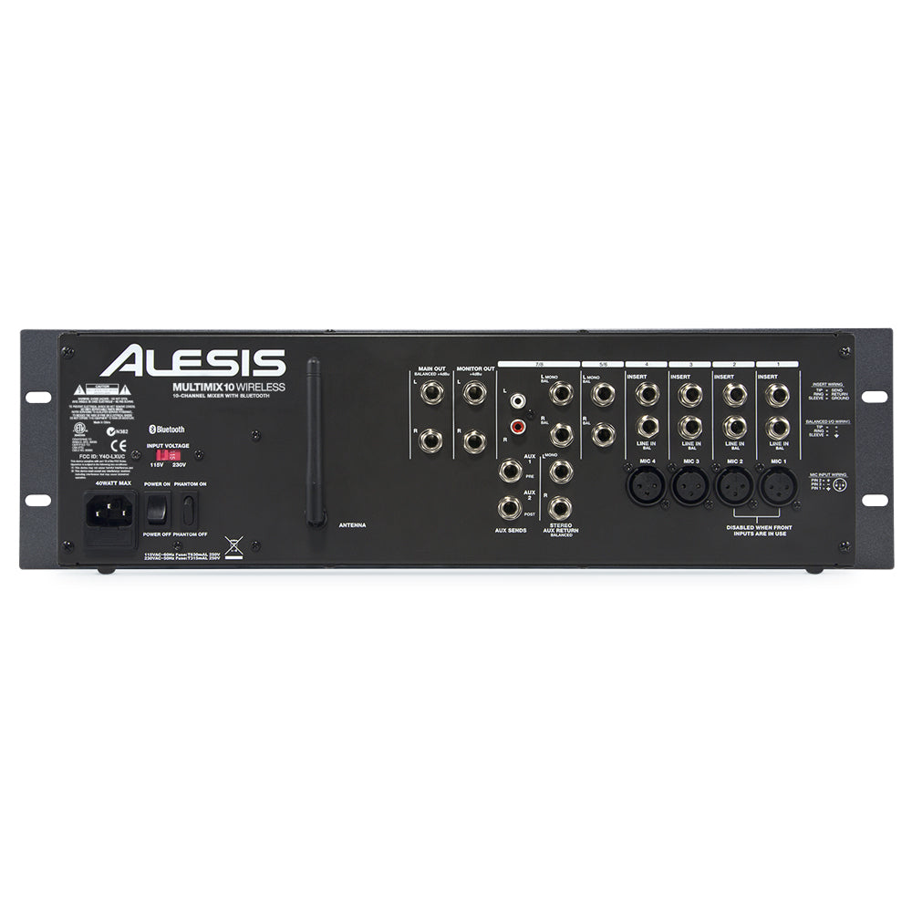 Alesis Multimix 10 Bluetooth/Wireless 10-Channel Rackmount Music Mixer、mySite、camillekostekn
