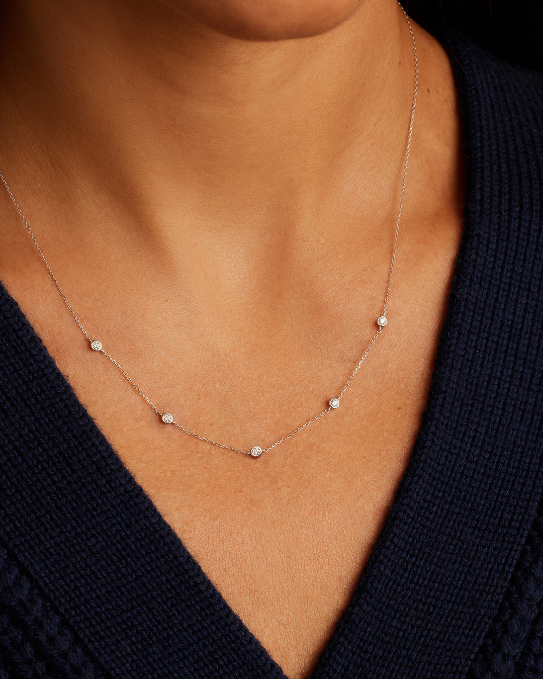 Classic Five Diamond Necklace、mySite、hinf8tx79