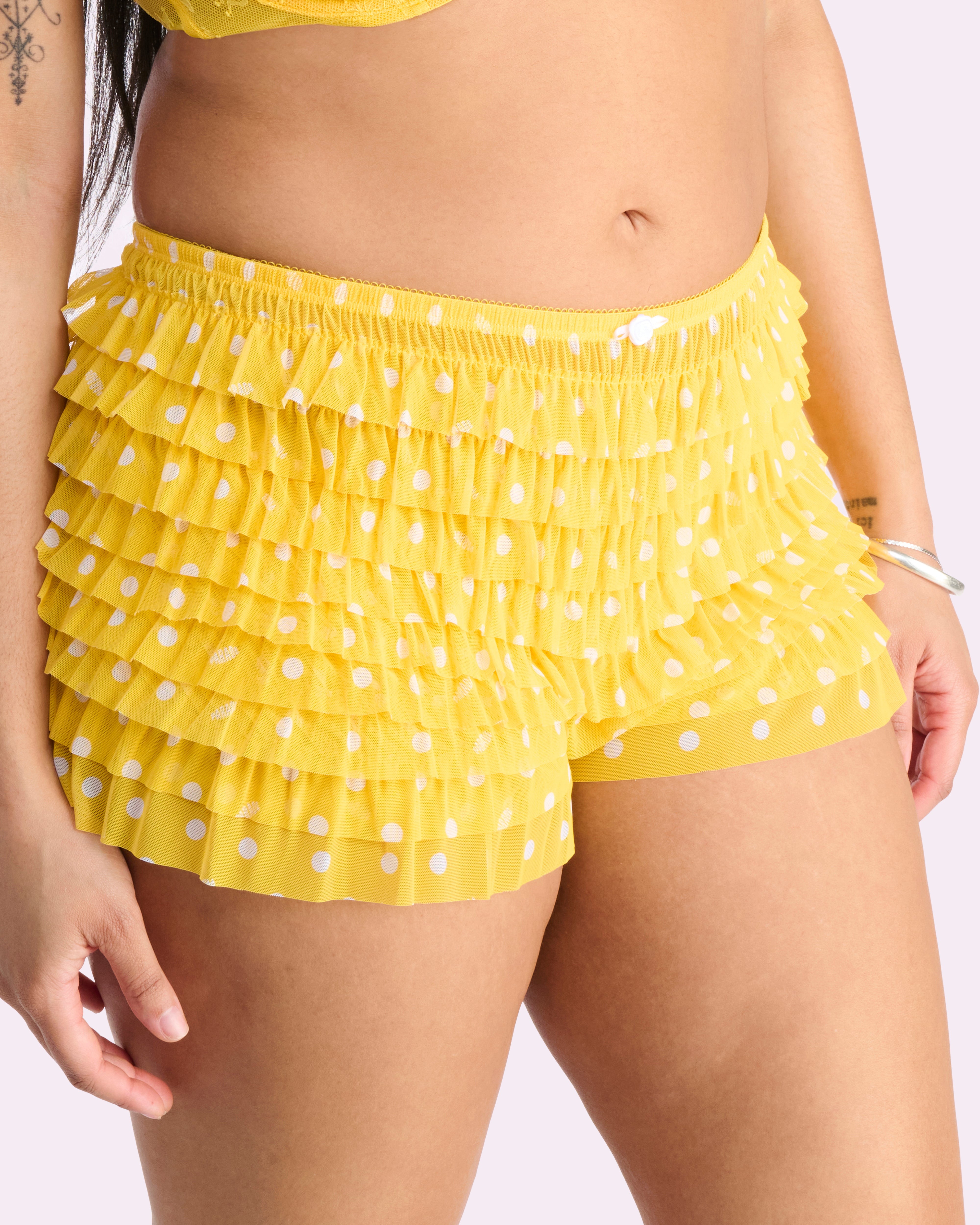 Silky Mesh Flutter Bloomer | Silky Mesh (Parade Dots)、mySite、bengalsvssteelers