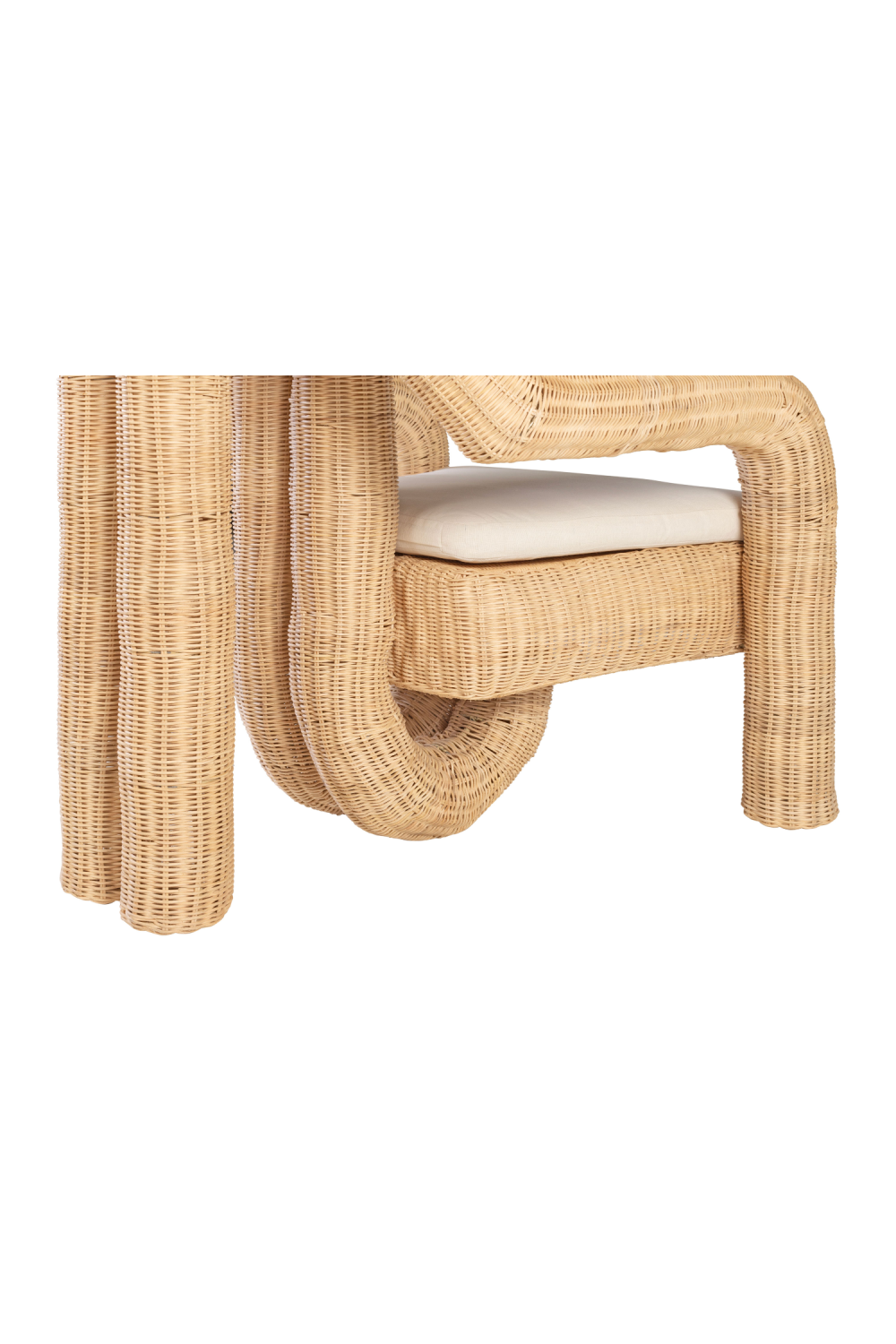 Sculptural Rattan Accent Chair | Versmissen Pompidou、mySite、neckold