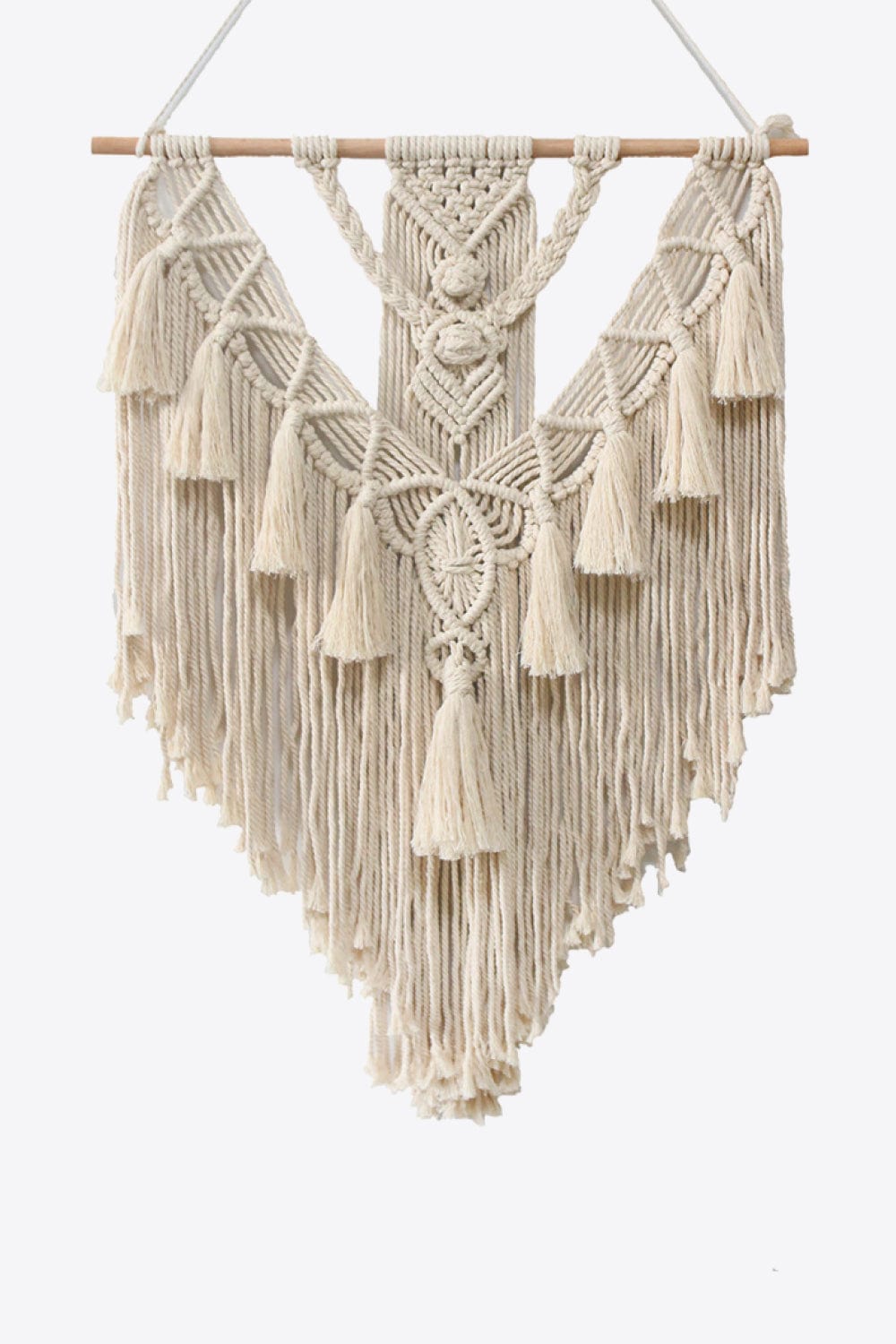 Macrame Fringe Wall Hanging Decor、mySite、g9winljtr