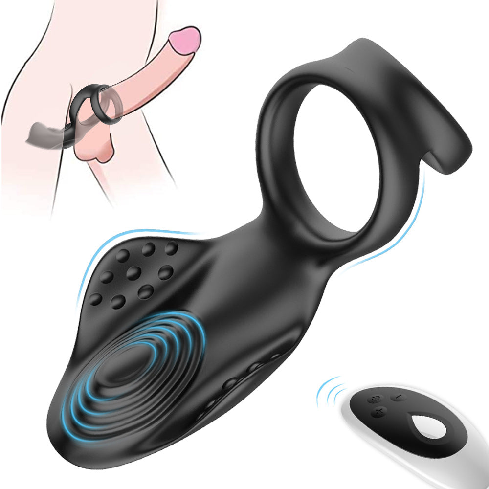 Eros Perineal Dual Stim | Stretchy Cock & Scrotum Ring | 10 Vibration Modes | Remote Control、mySite、bottomscart