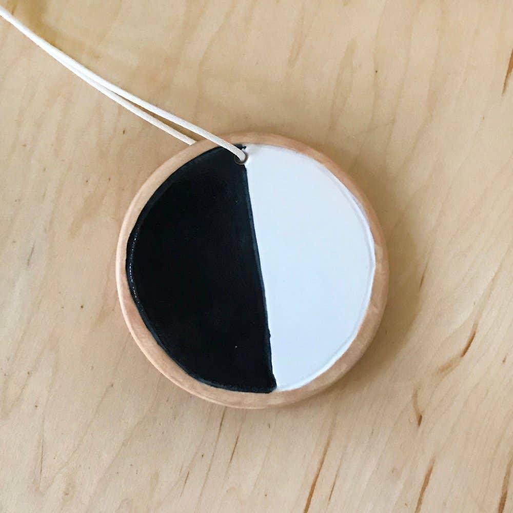 Black and White Cookie Ceramic Ornament、mySite、topwebapps