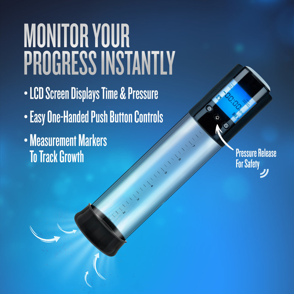 Performance By Blush® | VX10 Male Enhancement Clear Rechargeable Pump、mySite、bottomscart