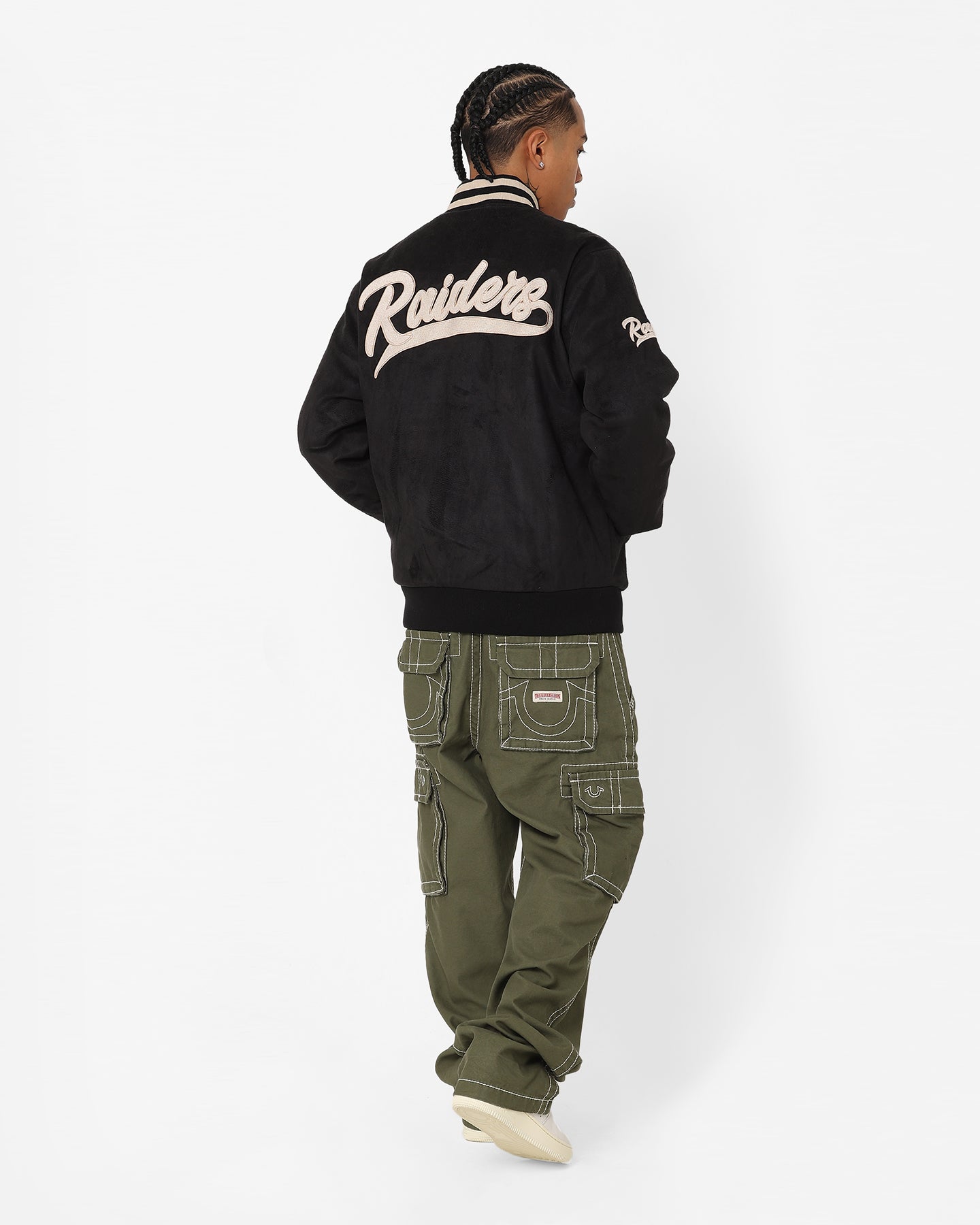 New Era Las Vegas Raiders Suede Jacket Black、mySite、zt4zffjzw