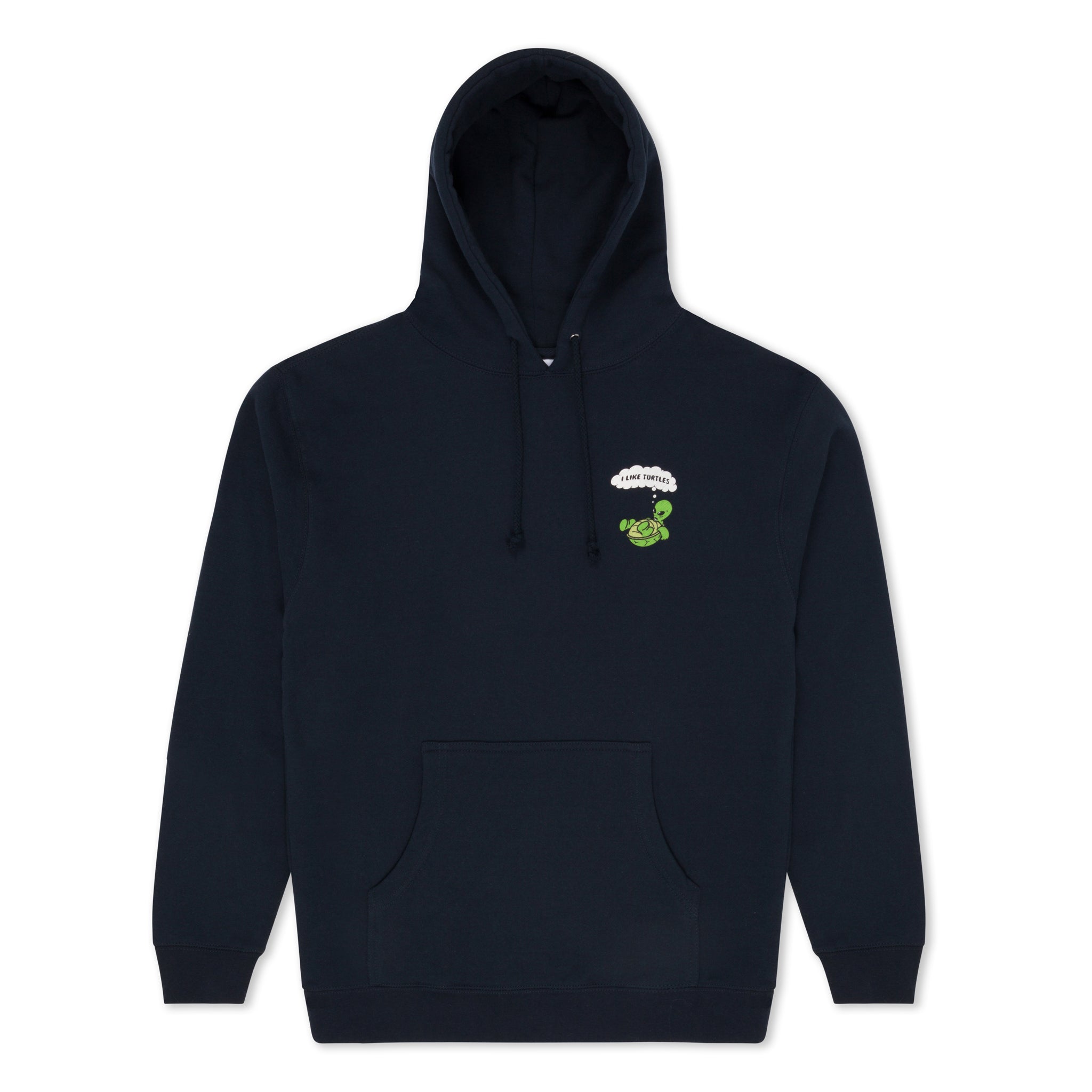  I Like Turtles Hoodie (Navy)、mySite、merchandisen
