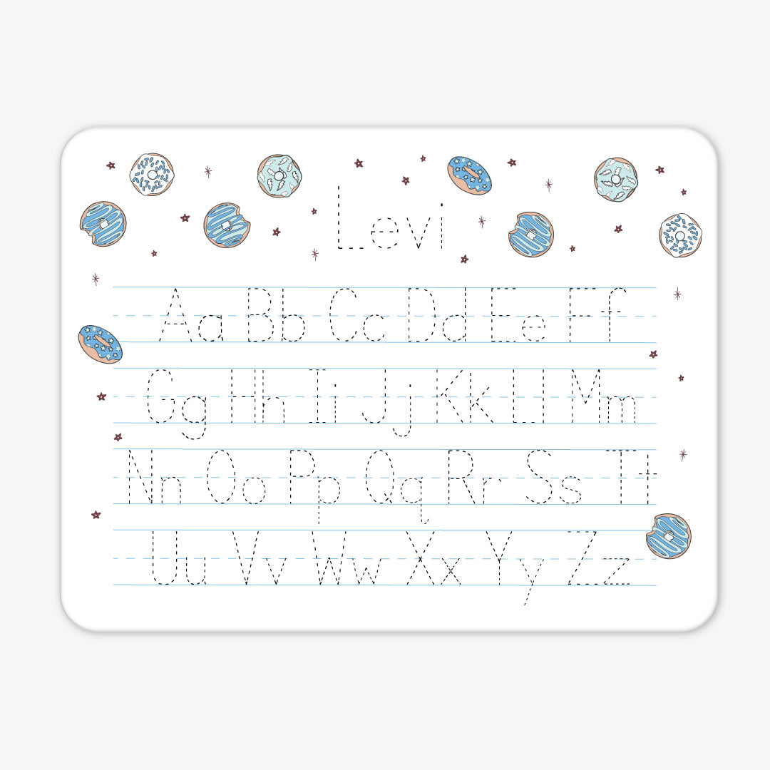  Kids Personalized Whiteboard | Donut Shop Blue、mySite、layawaytickets