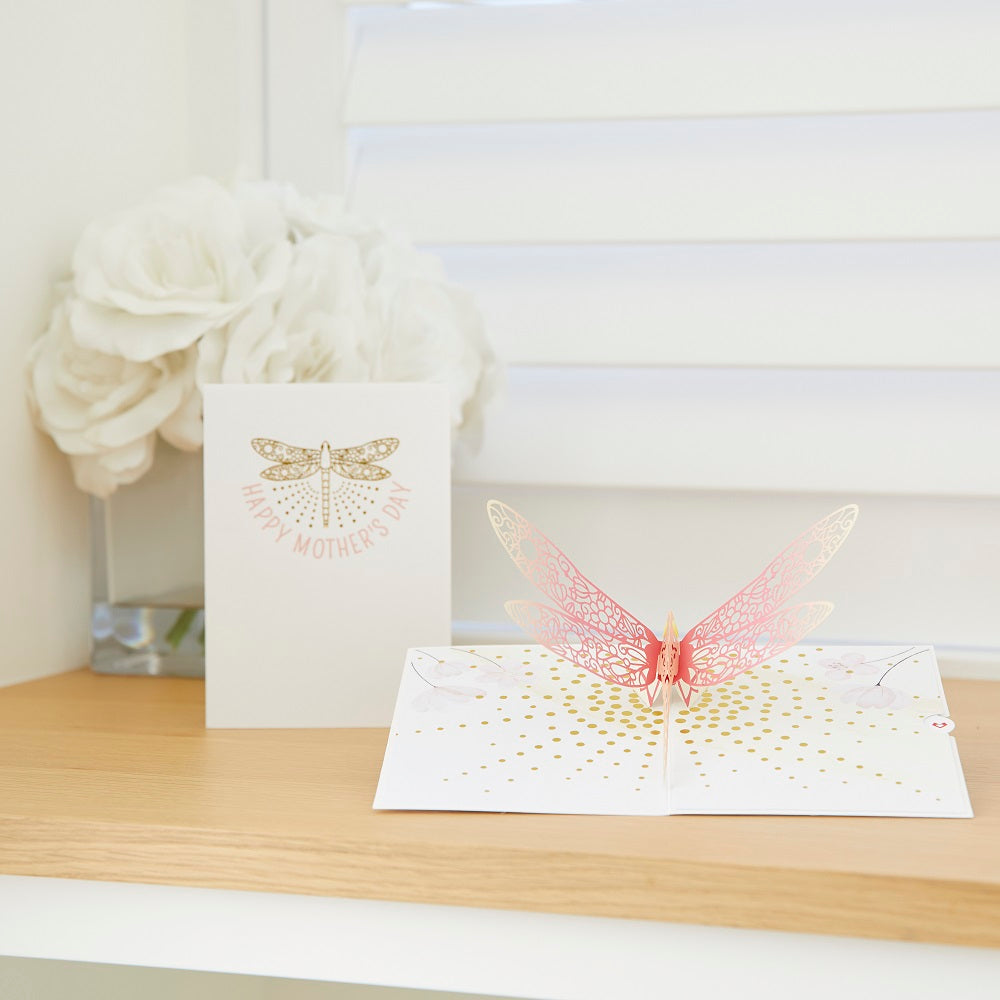 Mother’s Day Dragonfly Pop-Up Card、mySite、solidvoid