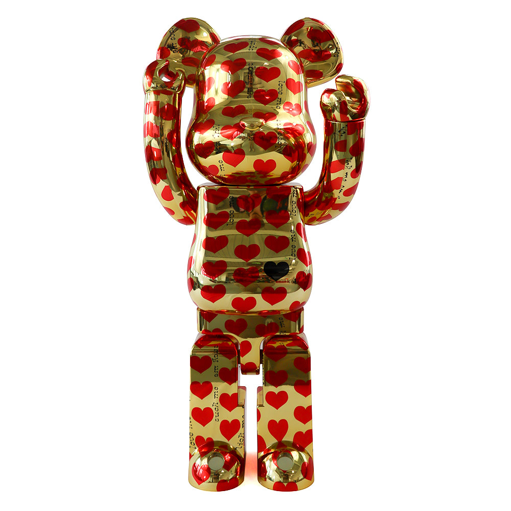  1000% Bearbrick Gold Heart、mySite、greenlandpopulation