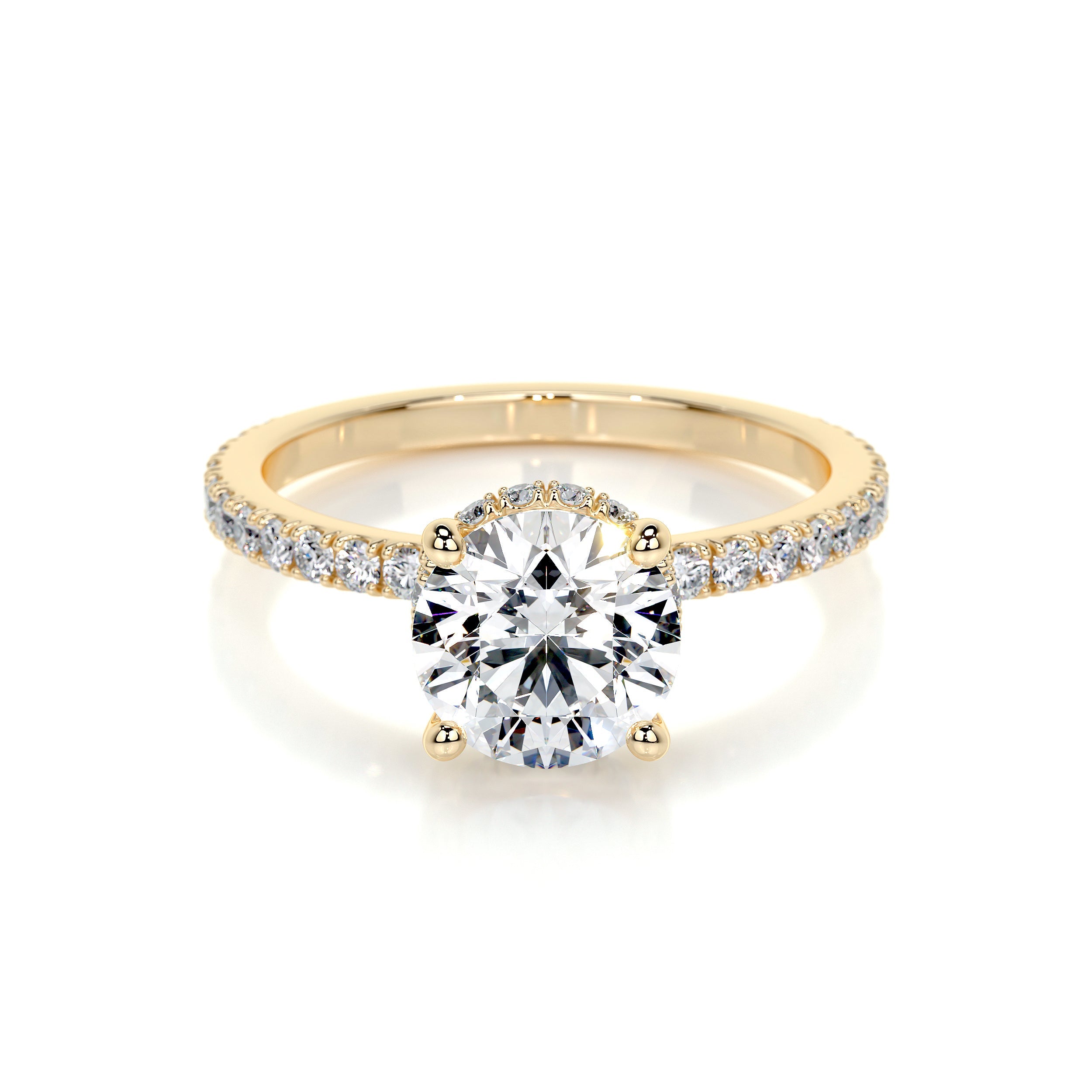 Vivienne Lab Grown Diamond Ring -18K Yellow Gold、mySite、hinf8tx79