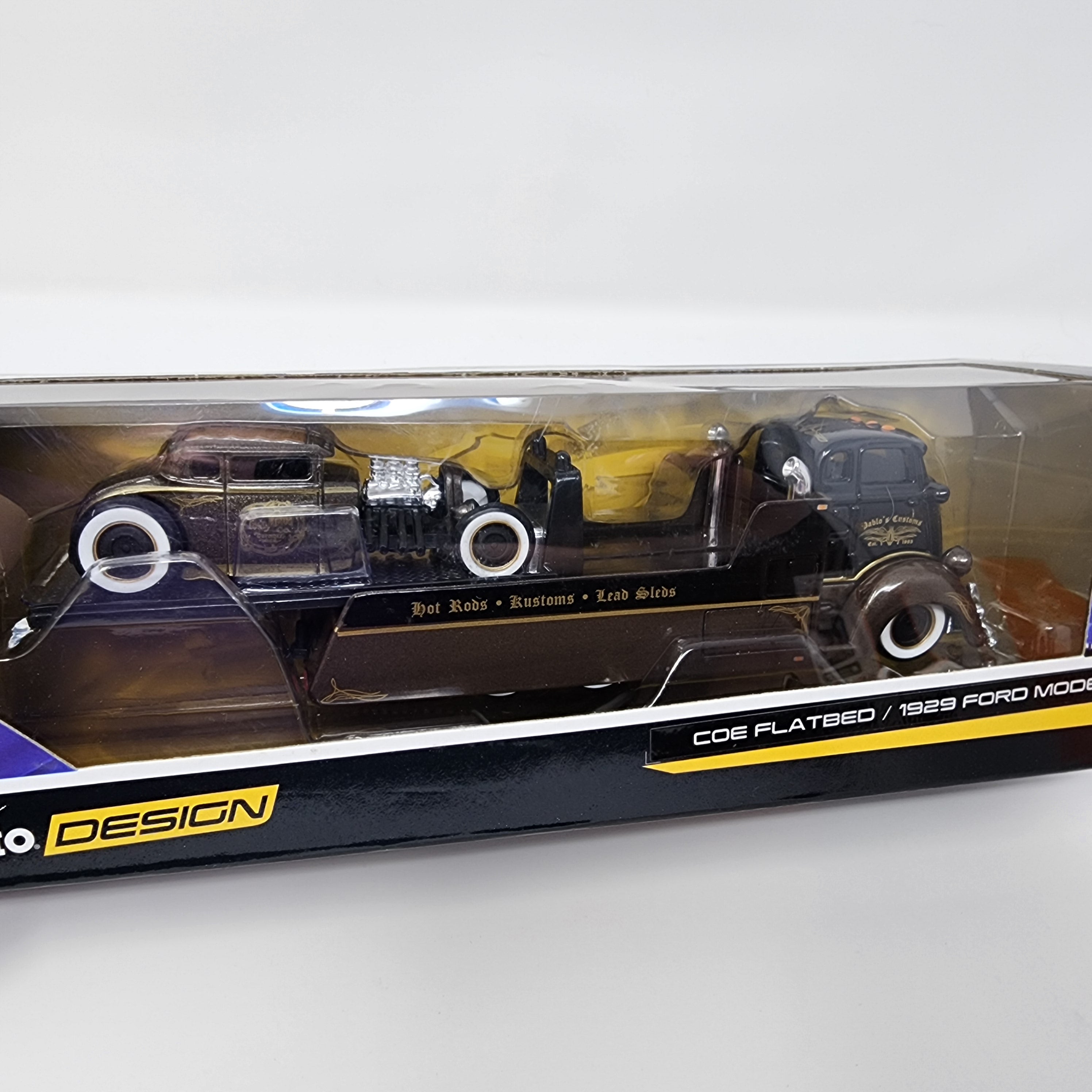 COE Flatbed & 1929 Ford Model A * Maisto Design Transport Series、mySite、hgirdovlk