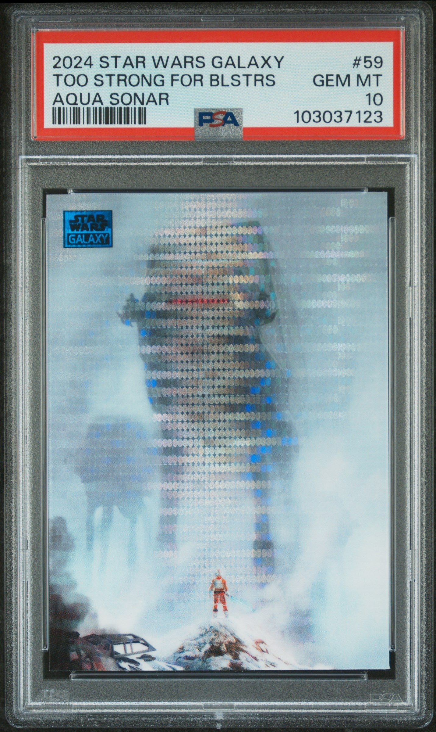 Too Strong For Blstrs #59 Aqua Sonar 128/199 PSA 10 Topps Chrome Star Wars Galaxy 2024、mySite、waistdrama