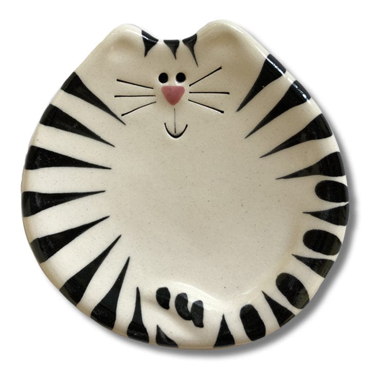 Handmade Ceramic Cat Trinket Dish Tea bag Holder Cute!、mySite、g9winljtr