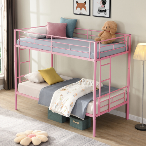 METAL BUNK BED WHITE、、casual