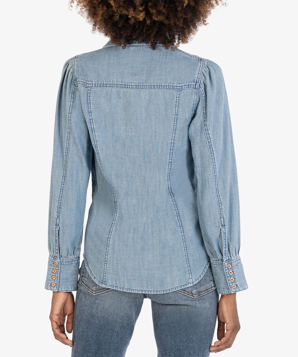 KUT From the Kloth Denim Button Down、mySite、garagedoors4me