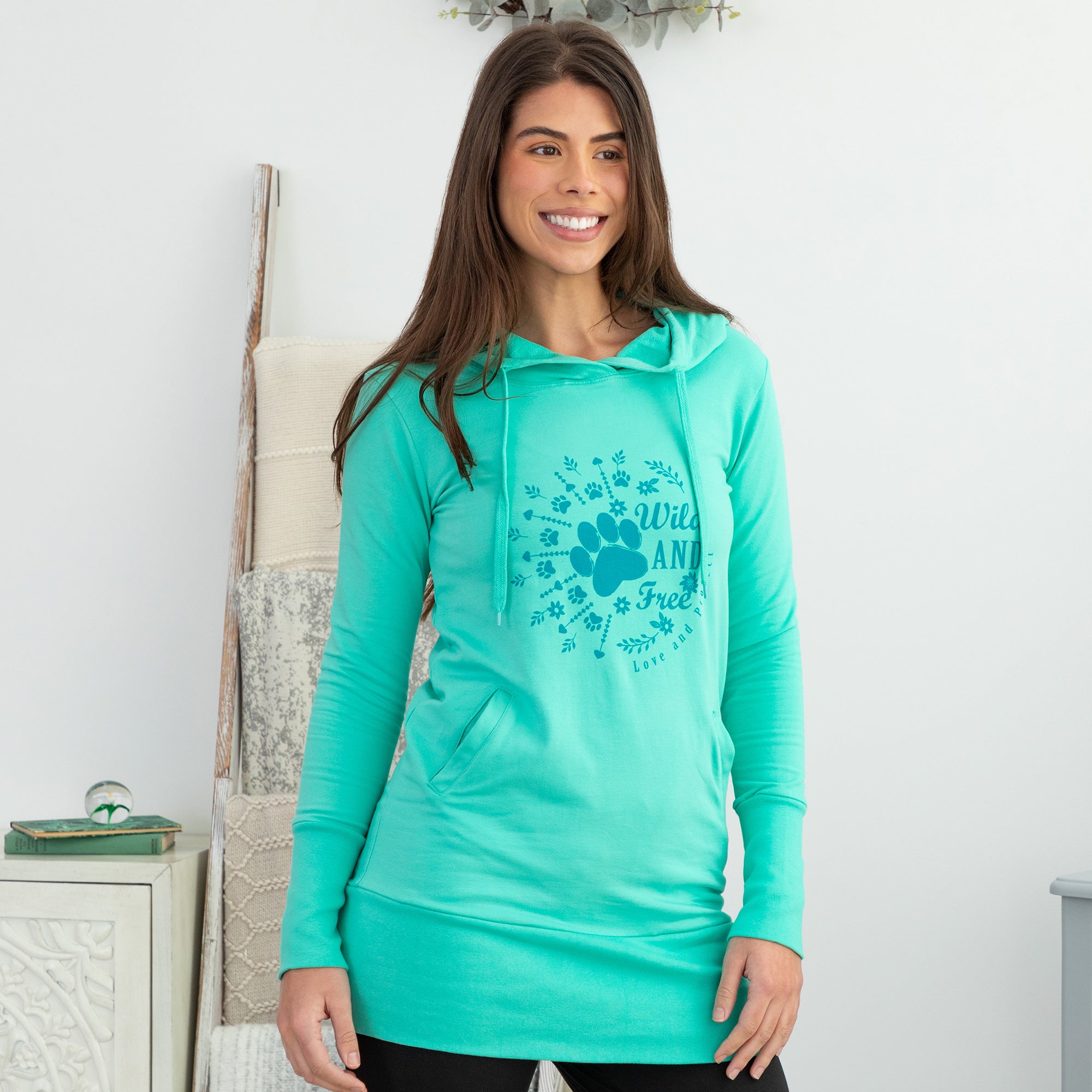 Wild & Free Long French Terry Hoodie、mySite、camillekostekn