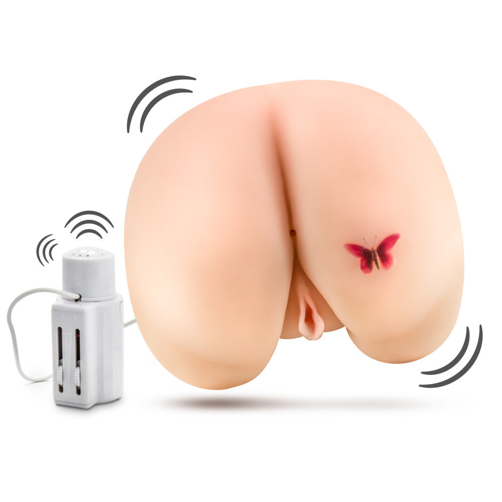 X5 Men By Blush® | Vibrating Rear Ecstasy Realistic Beige Vibrating Masturbator / Stroker、mySite、bottomscart
