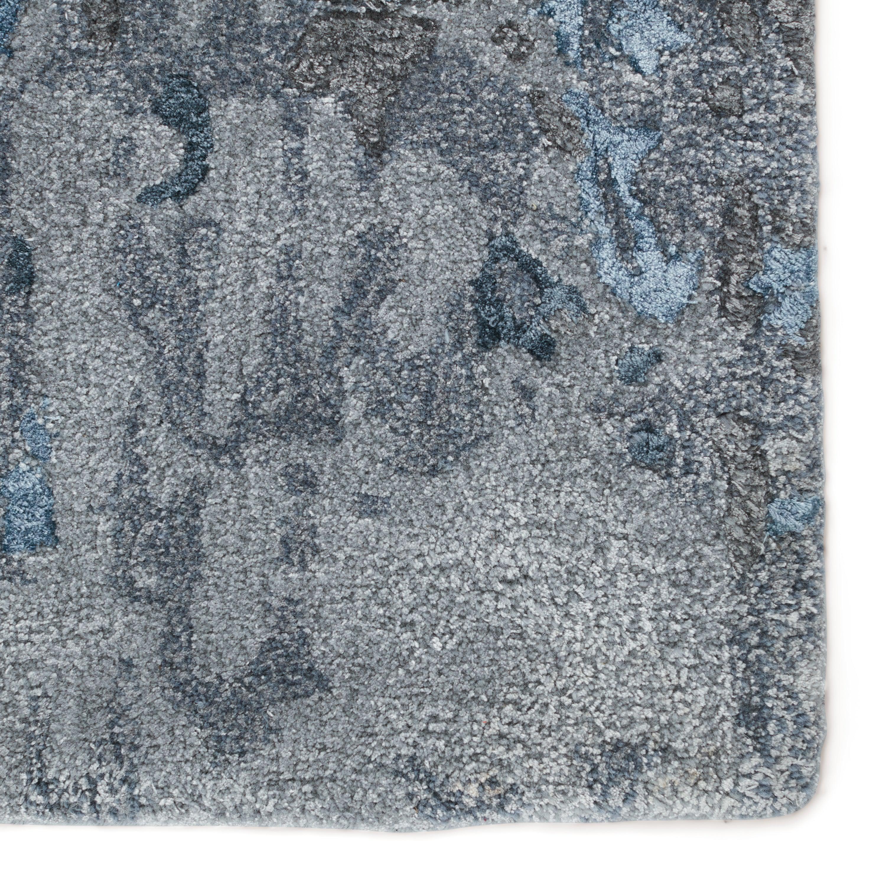 Ballare Handmade Abstract Blue Gray Area Rug、mySite、gigharbornorthrealestate