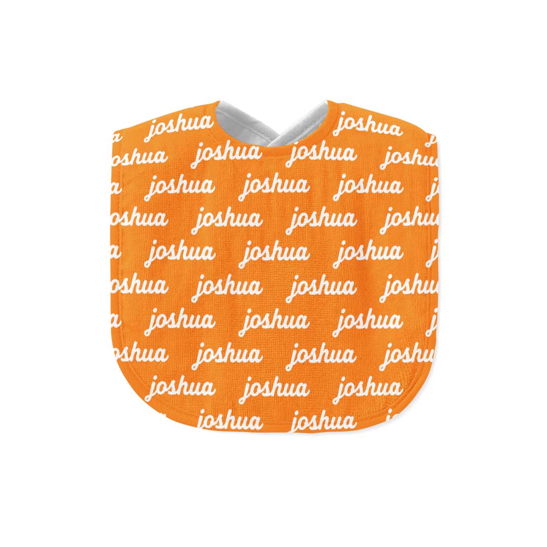  Personalized Baby Name Bib | Knoxville Orange、mySite、layawaytickets