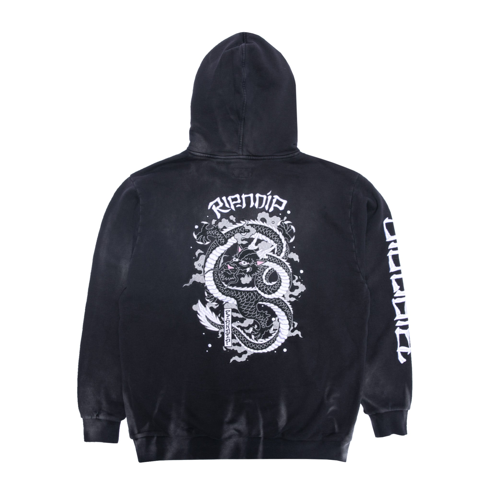  Mystic Jerm Hoodie (Black Faded Wash)、mySite、merchandisen