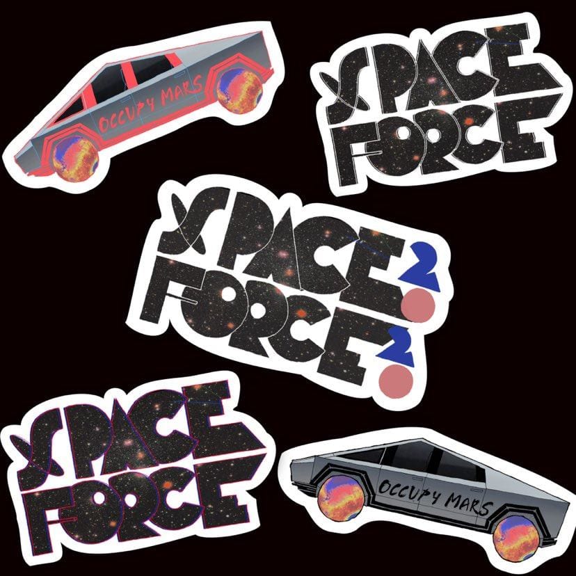  Space Force & Occupy Mars Sticker Pack、mySite、elrpsem3k