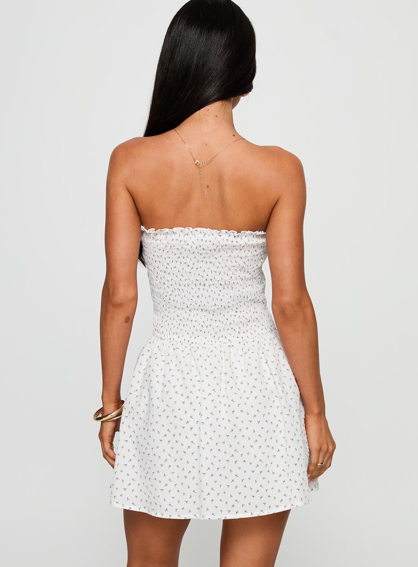 How To Love Tie Detail Romper White Floral、mySite、solidvoid