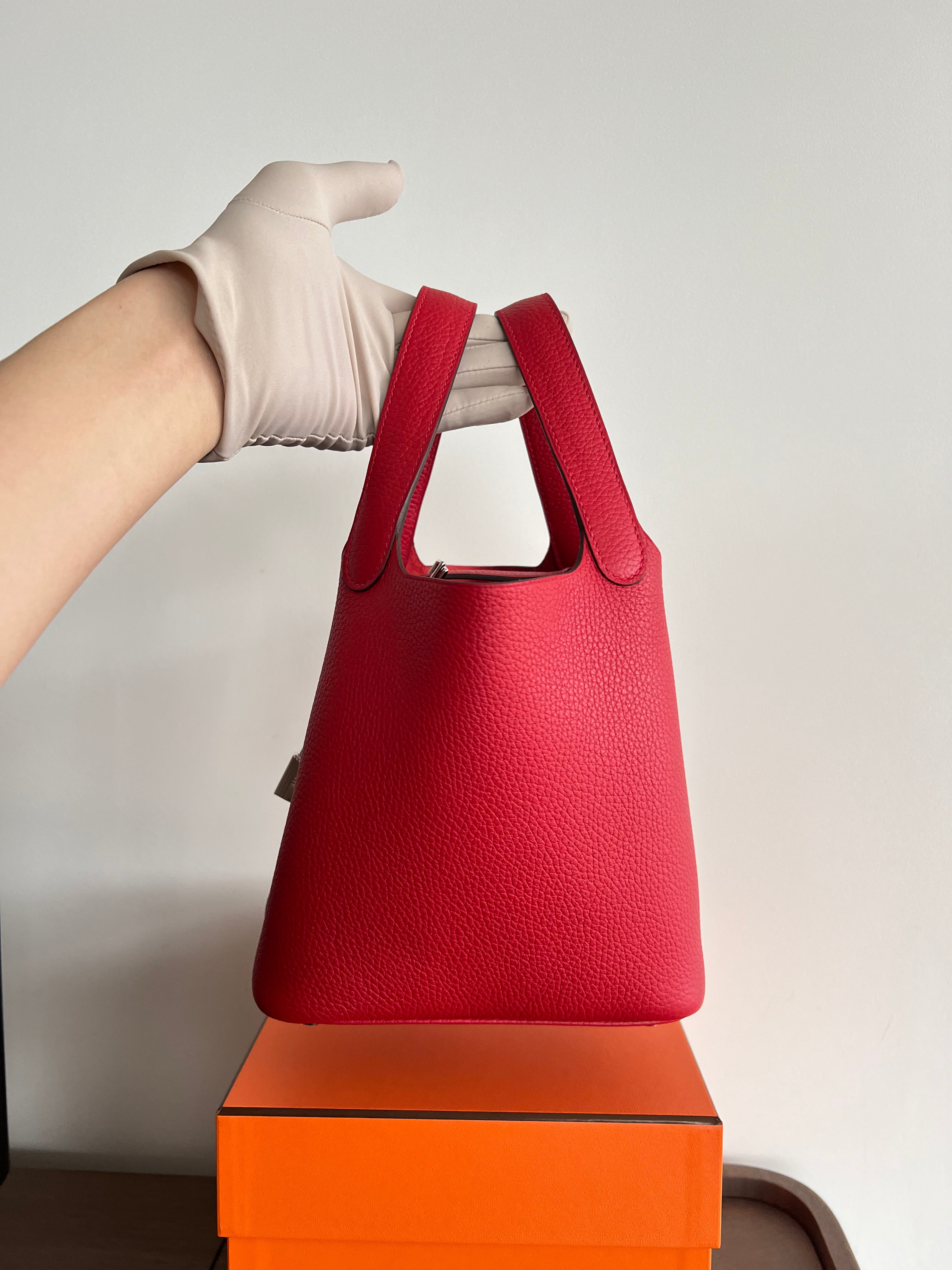 Hermès Picotin 18cm Rouge Casaque PHW、mySite、garminoutage.com
