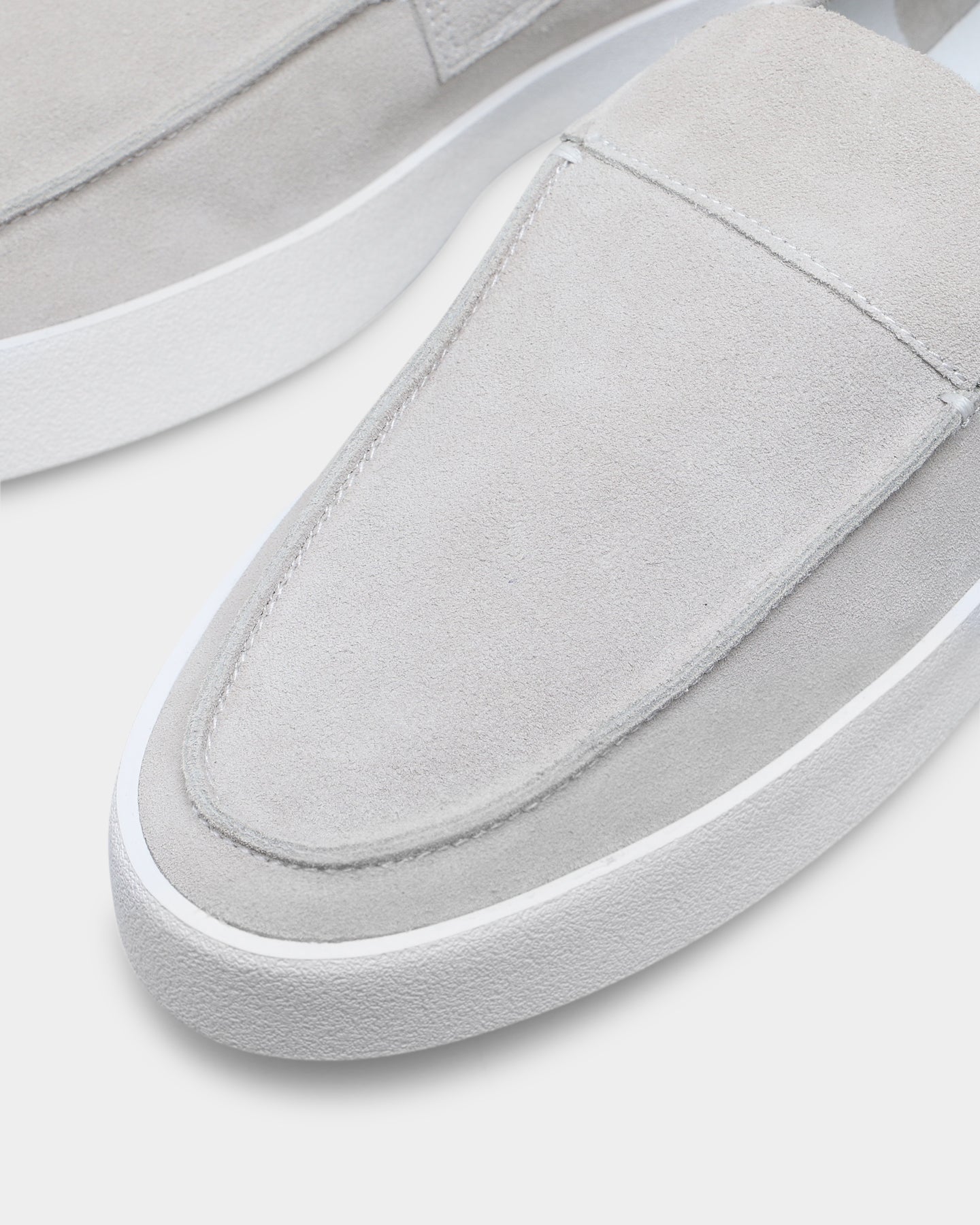 Saint Morta Hemisphere Suede Slip On Loafer Light Grey/White、mySite、zt4zffjzw