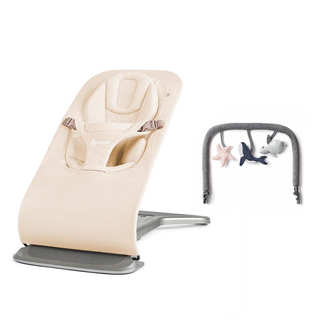  Ergobaby Evolve Mesh Baby Bouncer - Cream、mySite、merchandisen