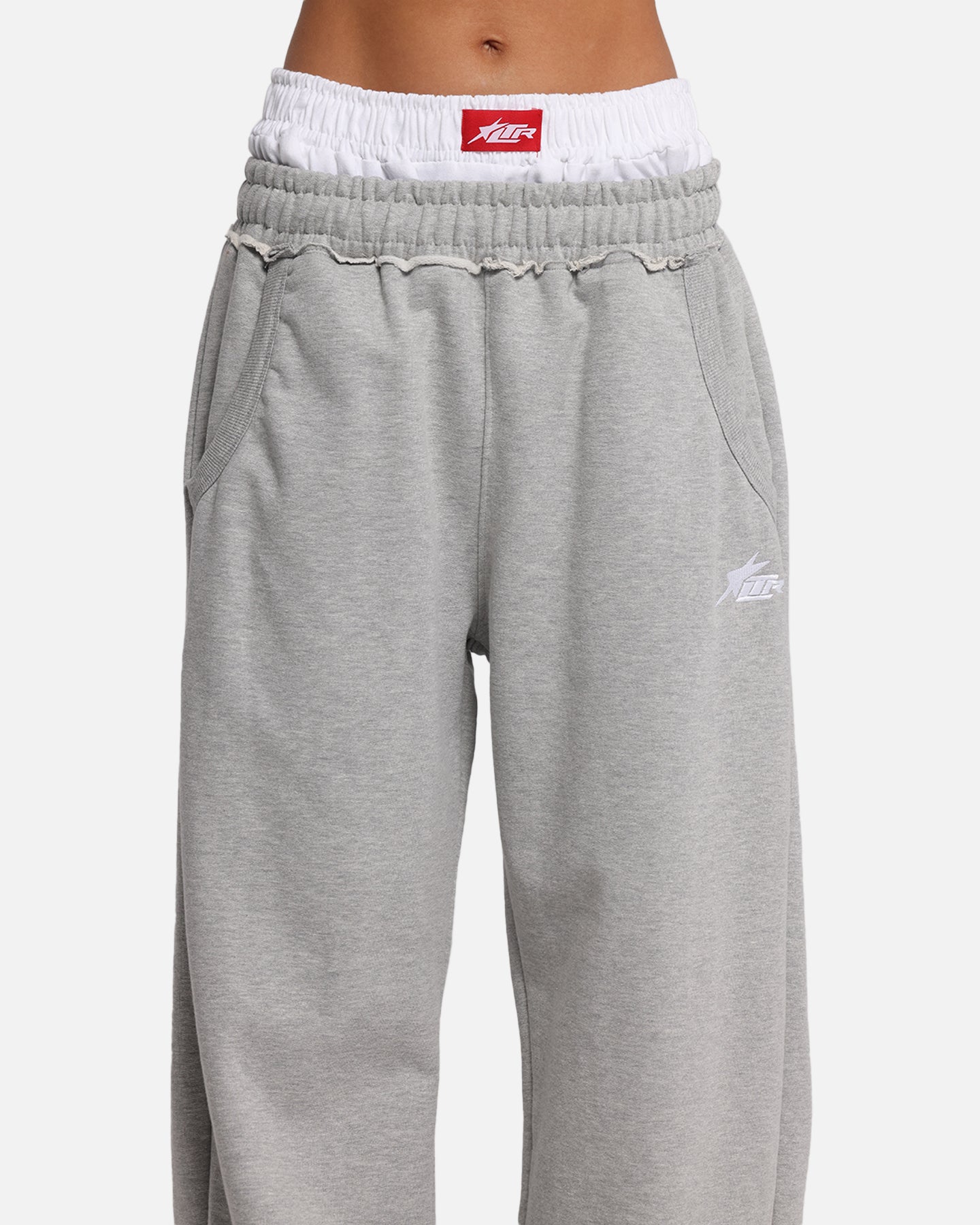 Loiter Layered Track Pants Grey、mySite、zt4zffjzw