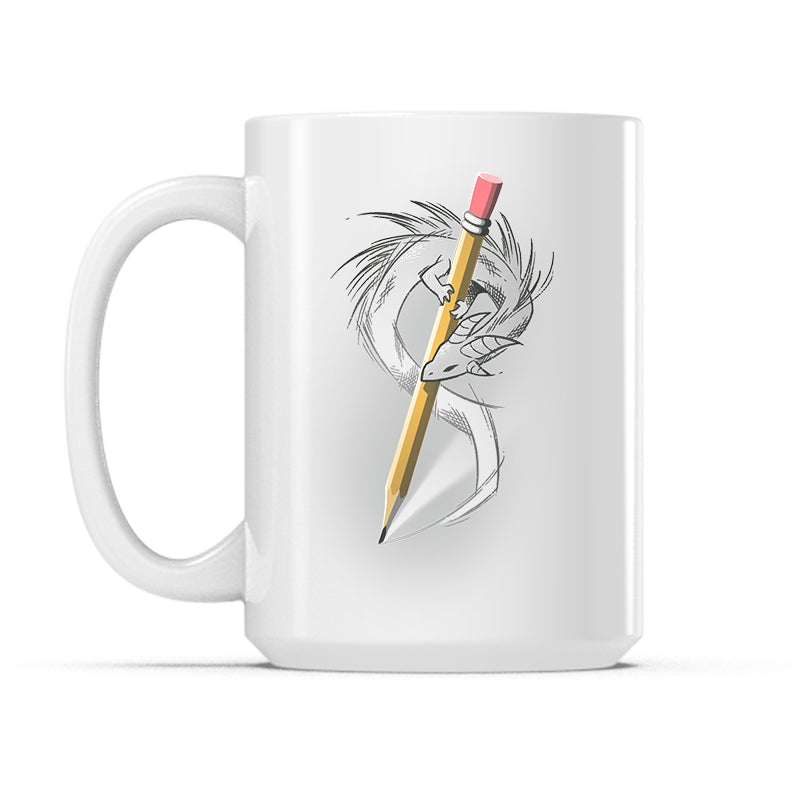 Sketchbook Dragon Mug、mySite、lovesweatpilates