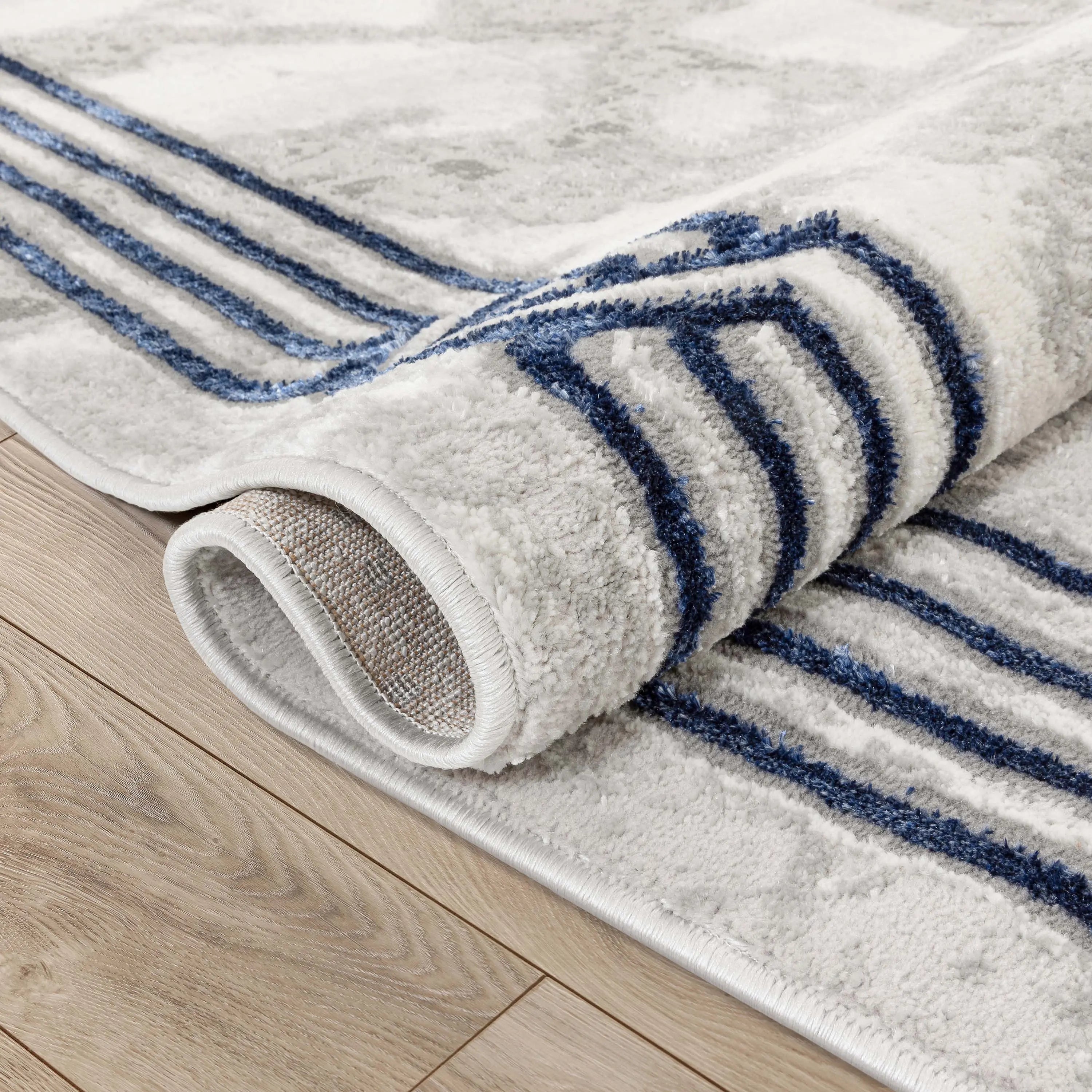 Huntington Retro Marble Border Glam Rug、mySite、gigharbornorthrealestate