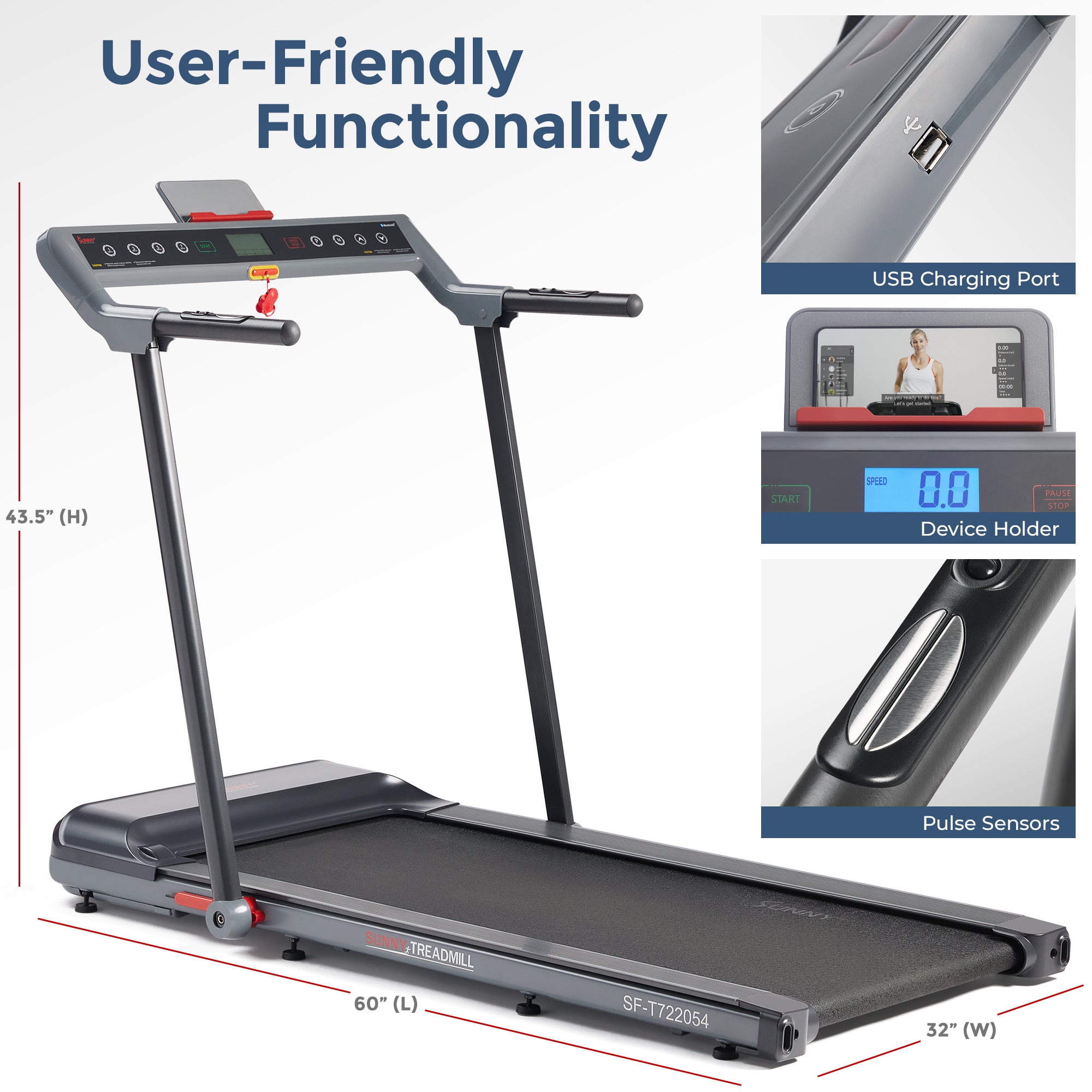  Pegasus Connected Folding Treadmill、mySite、ghnorth