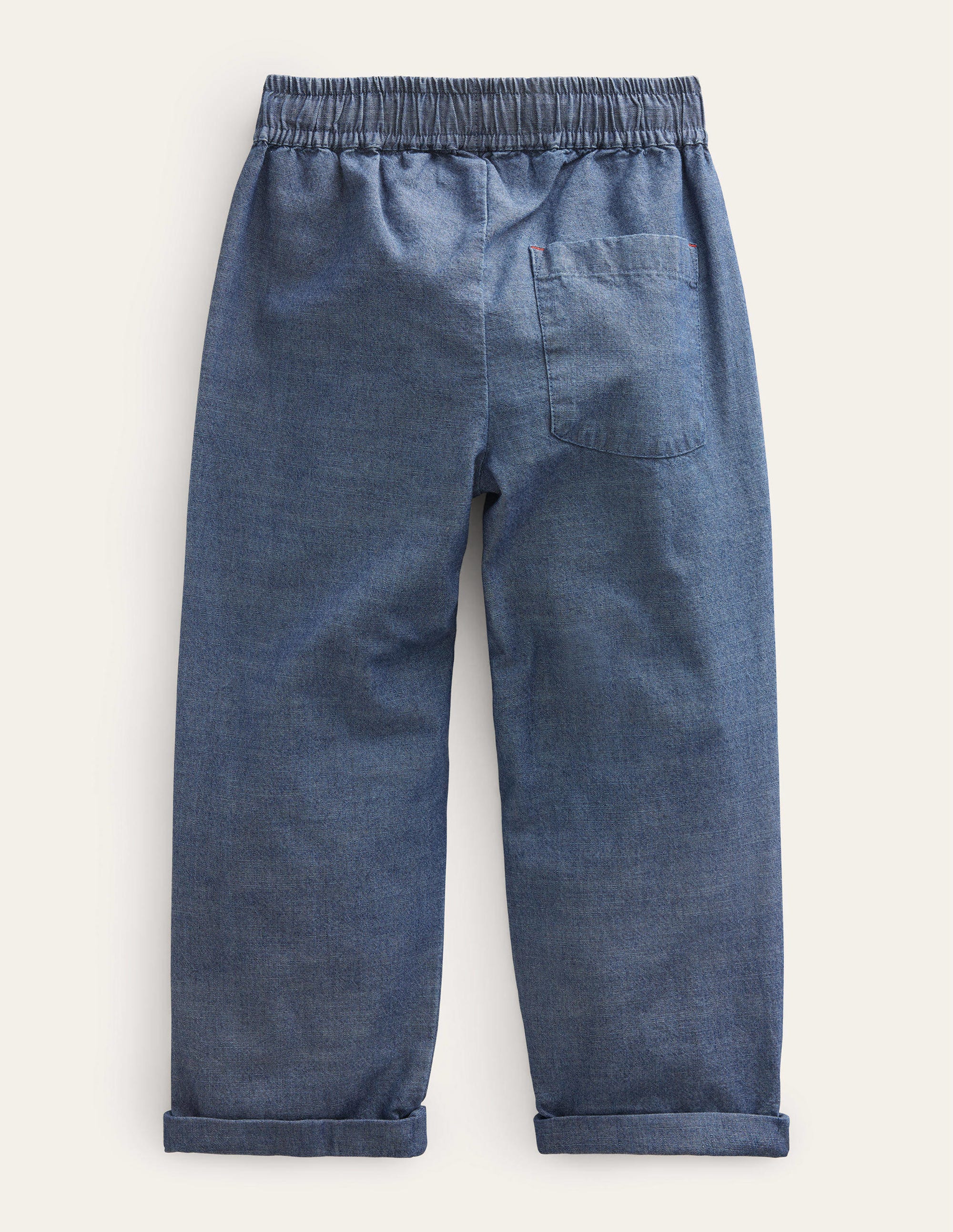  Summer Pull-On Trousers-Dark Chambray、mySite、ashleygrahame