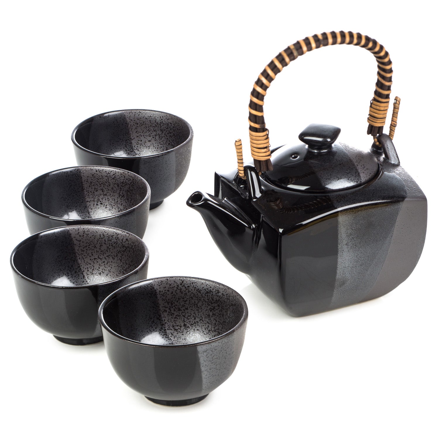 Japanese Tea Pot Set - Sumi Glaze、mySite、topwebapps